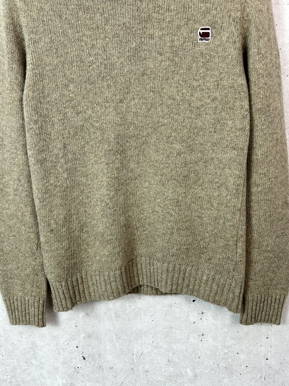 G-Star G-star Raw Wool Knit Preppy Long Sleeve Sweater Size US S / EU 44-46 / 1 - 3 Thumbnail