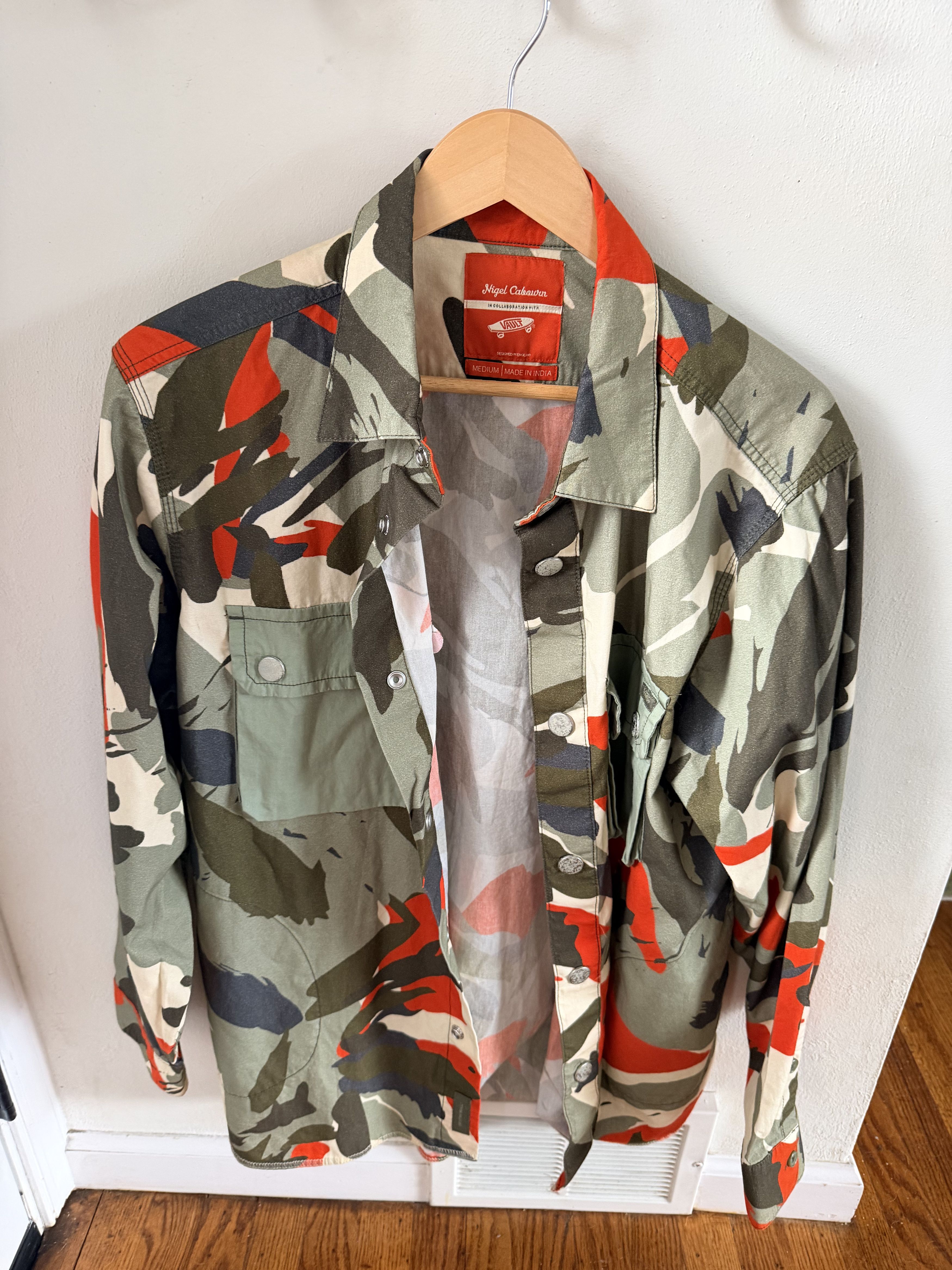 Nigel Cabourn Nigel x Vans Camo overshirt Size US L / EU 52-54 / 3 - 1 Thumbnail