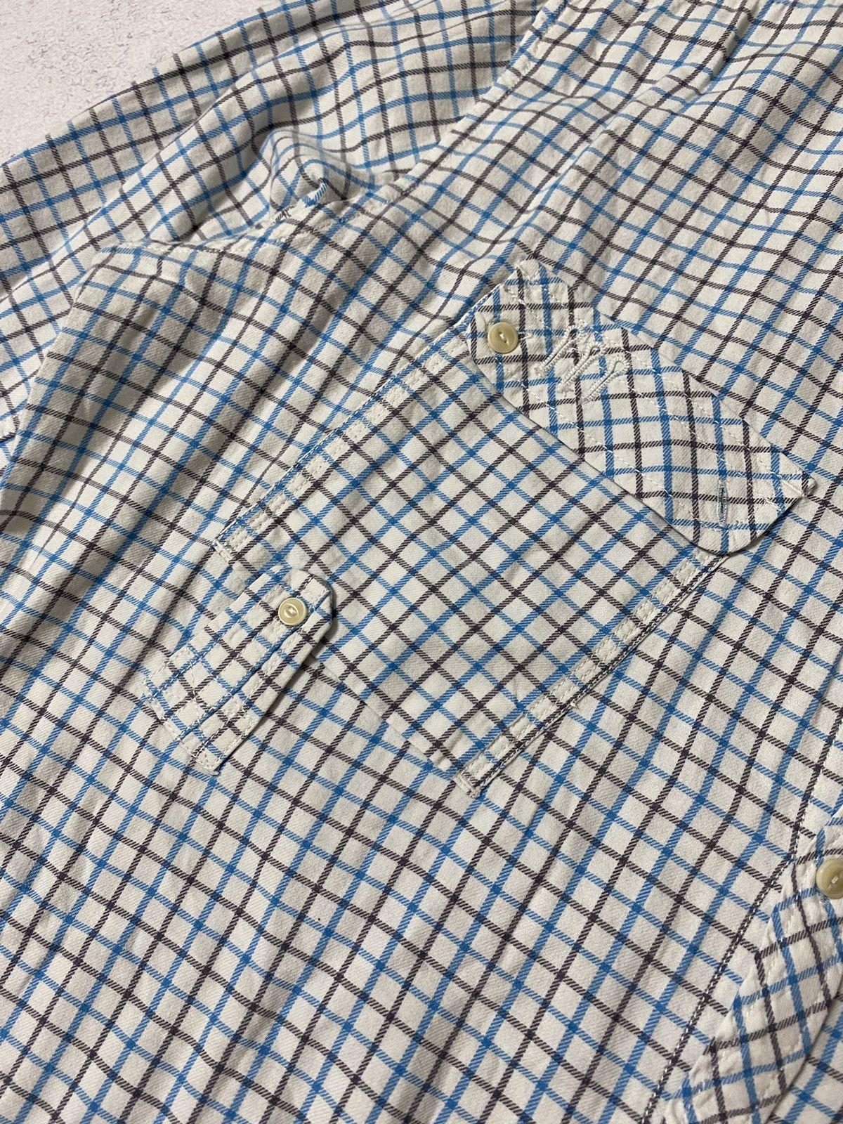 Diesel Vintage Diesel Button Up Check Shirt Zip Pocket Size XL Size US XL / EU 56 / 4 - 7 Thumbnail