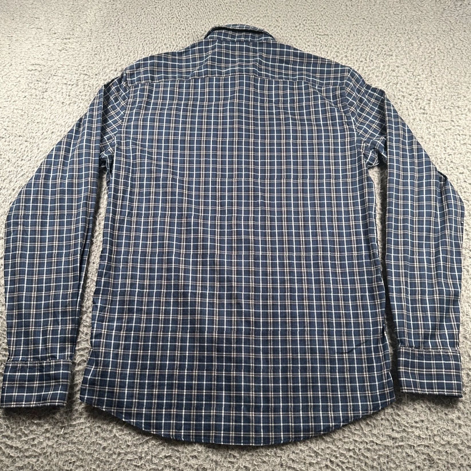 Faherty Faherty Shirt Navy Blue Plaid Button-Up Small Mens Long Sleeve Casual Size US S / EU 44-46 / 1 - 4 Thumbnail