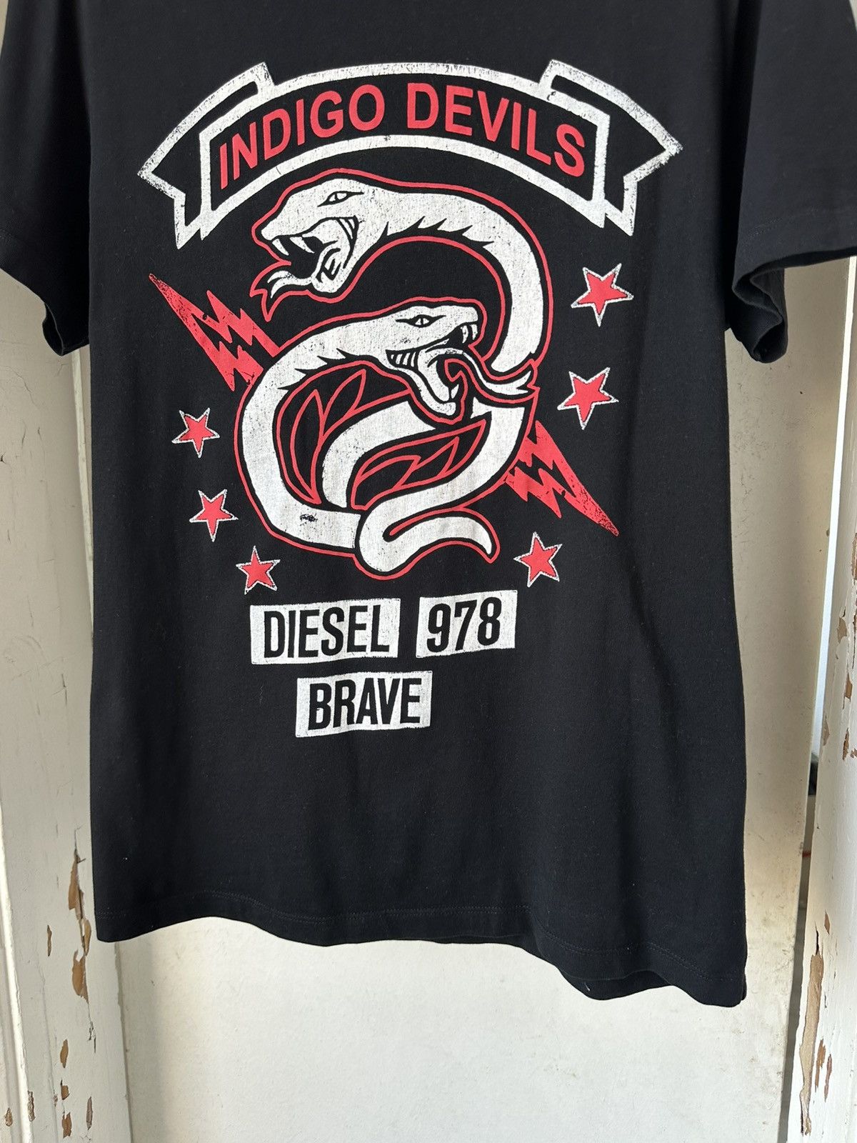 Diesel Vintage Diesel Printed Black T-shirt Size US M / EU 48-50 / 2 - 3 Thumbnail