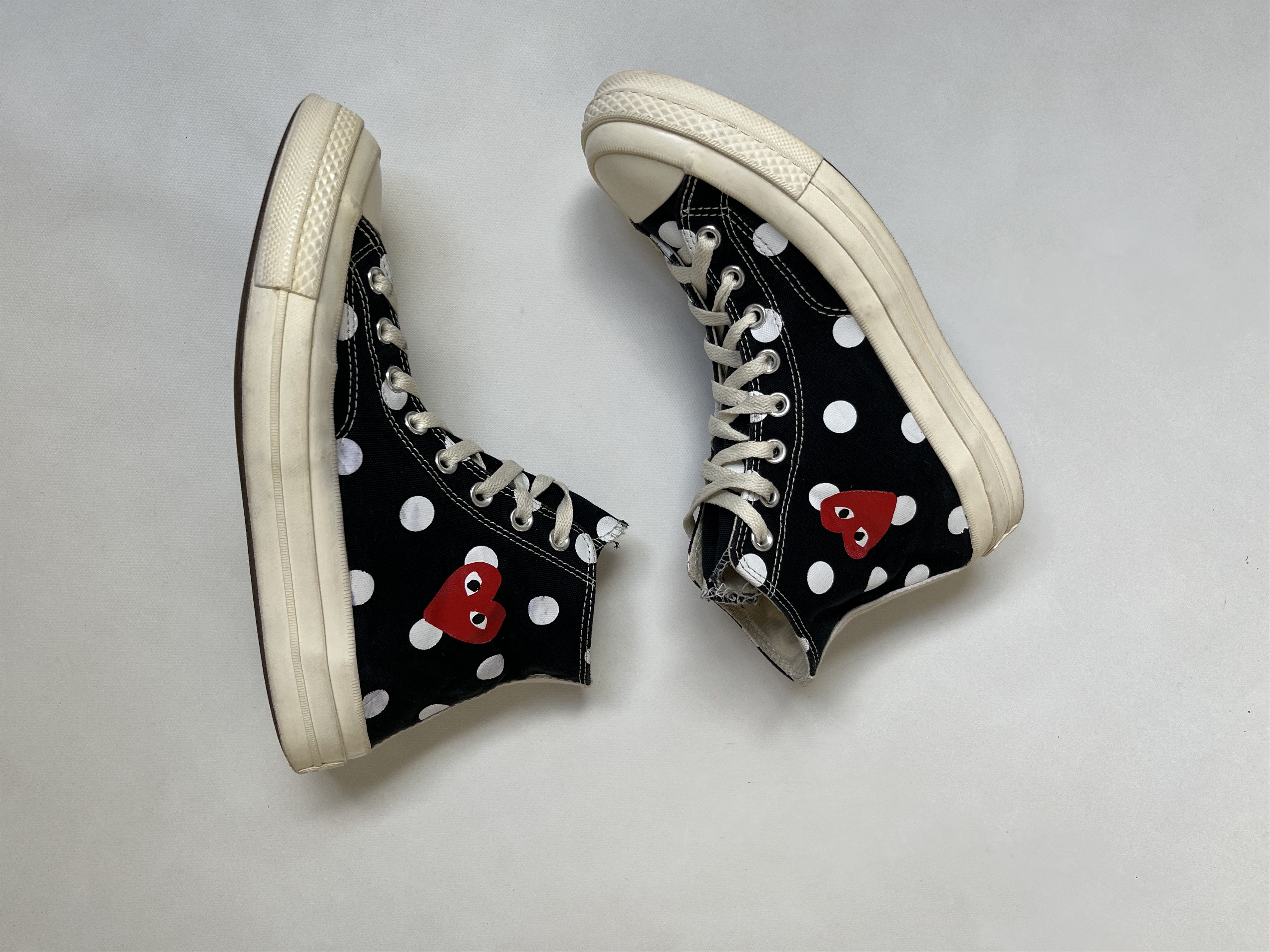 Comme des Garcons PLAY × Converse Converse x Comme des Garçons Play Chuck 70 High Size US 9.5 / EU 42-43 - 2 Thumbnail
