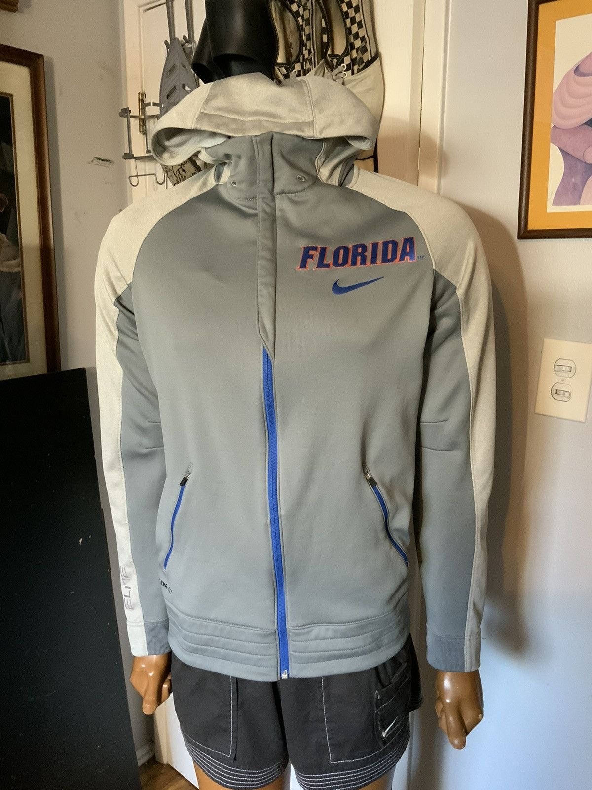 NCAA × Nike Nike Therma Fit Elite Florida Gators University Zip Hoodie Size US S / EU 44-46 / 1 - 8 Thumbnail