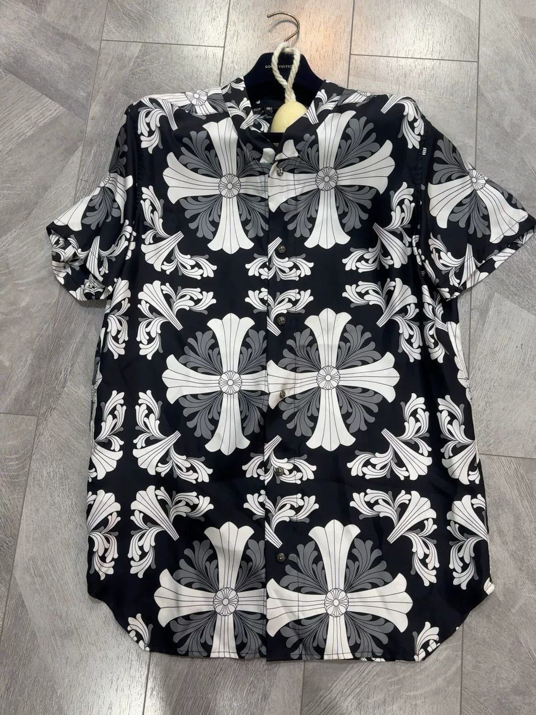 Chrome Hearts Silk Short Sleeve Shirt