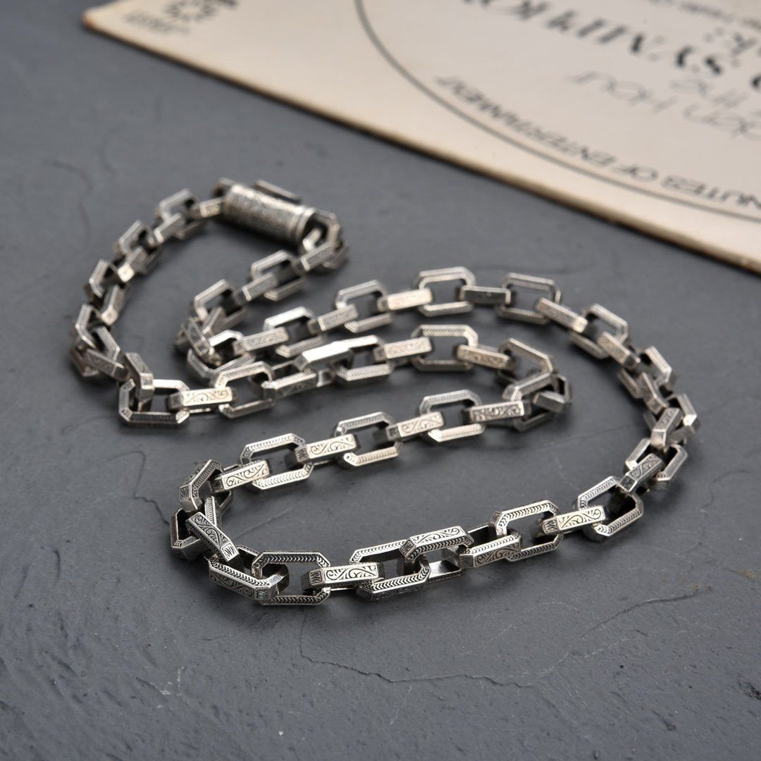 Jewelry 55cm Tang Grass Pattern Necklace Size ONE SIZE - 2 Thumbnail