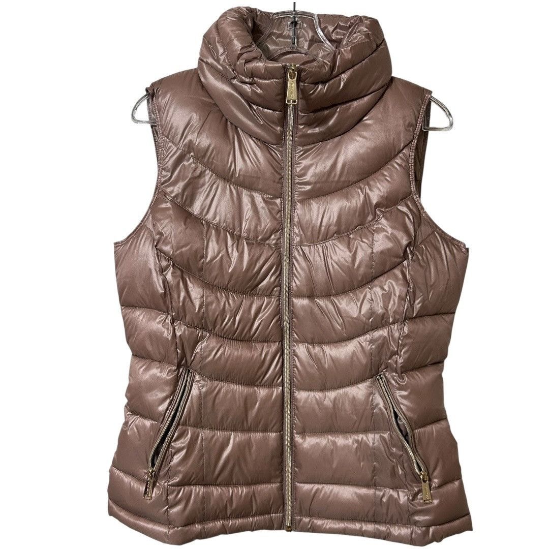 Calvin Klein NWT Calvin Klein Shiny Blossom Puffer Vest w/ Pockets - Wome Size M / US 6-8 / IT 42-44 - 1 Thumbnail