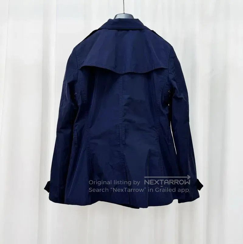 Burberry Burberry Double Breasted Short Trench Coat in Navy. Size M / US 6-8 / IT 42-44 - 2 Thumbnail