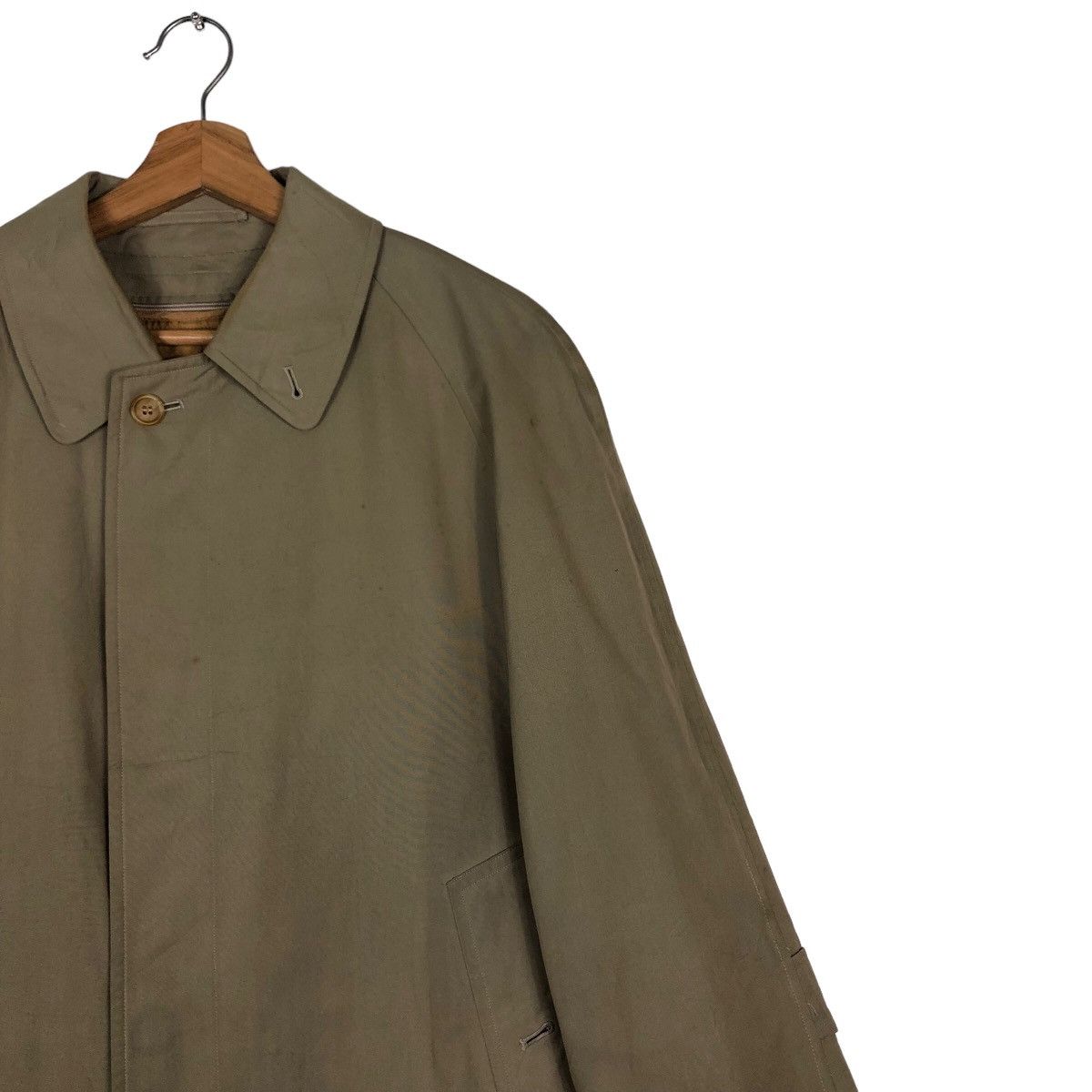Burberry 🔥Vintage Burberrys Long Jacket Nova Check Lining Size US M / EU 48-50 / 2 - 7 Thumbnail