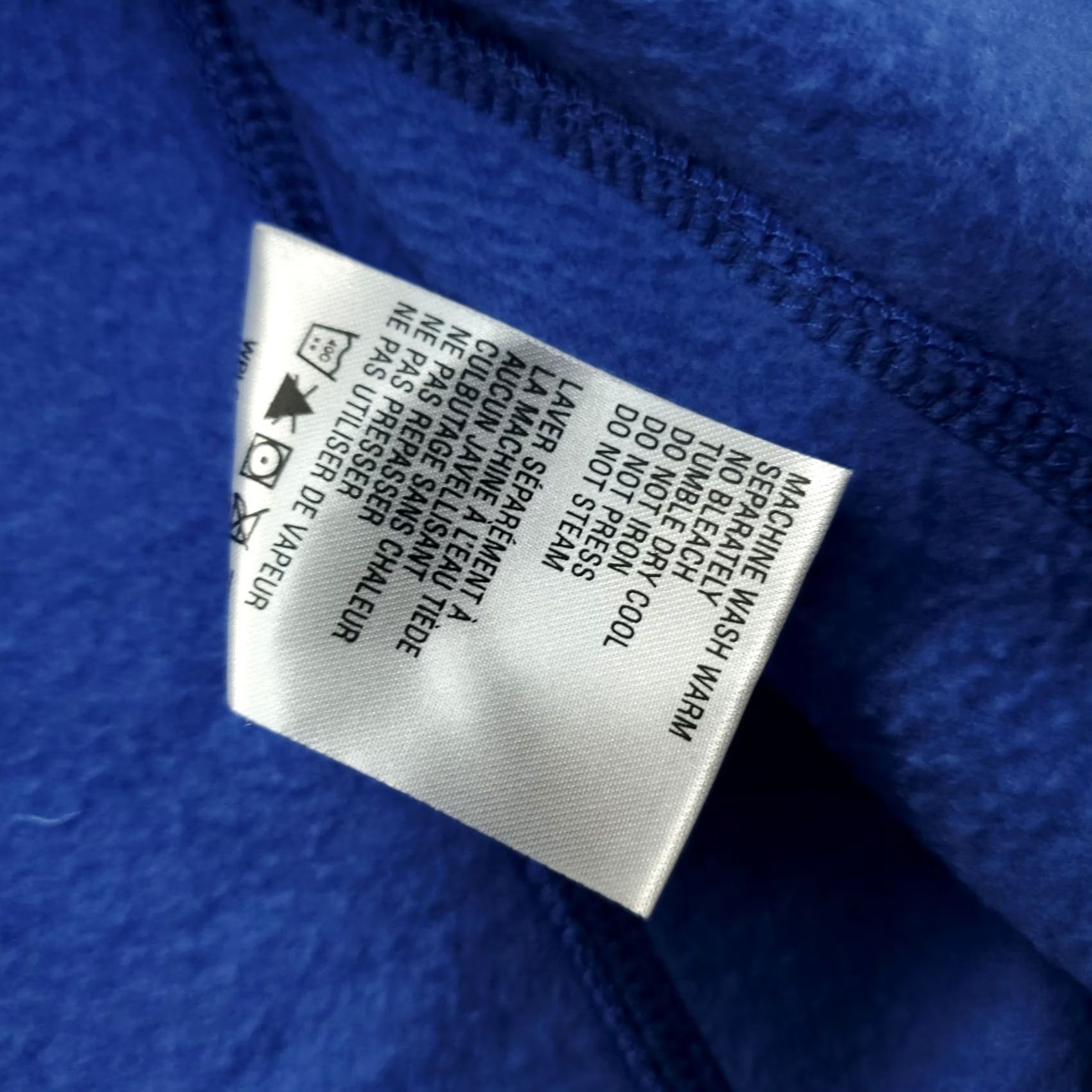 Vintage Woolrich Womens Size S Blue Fleece Vest Slim Fit Mock Neck Full Zip Shirt Vest Size S / US 4 / IT 40 - 6 Thumbnail