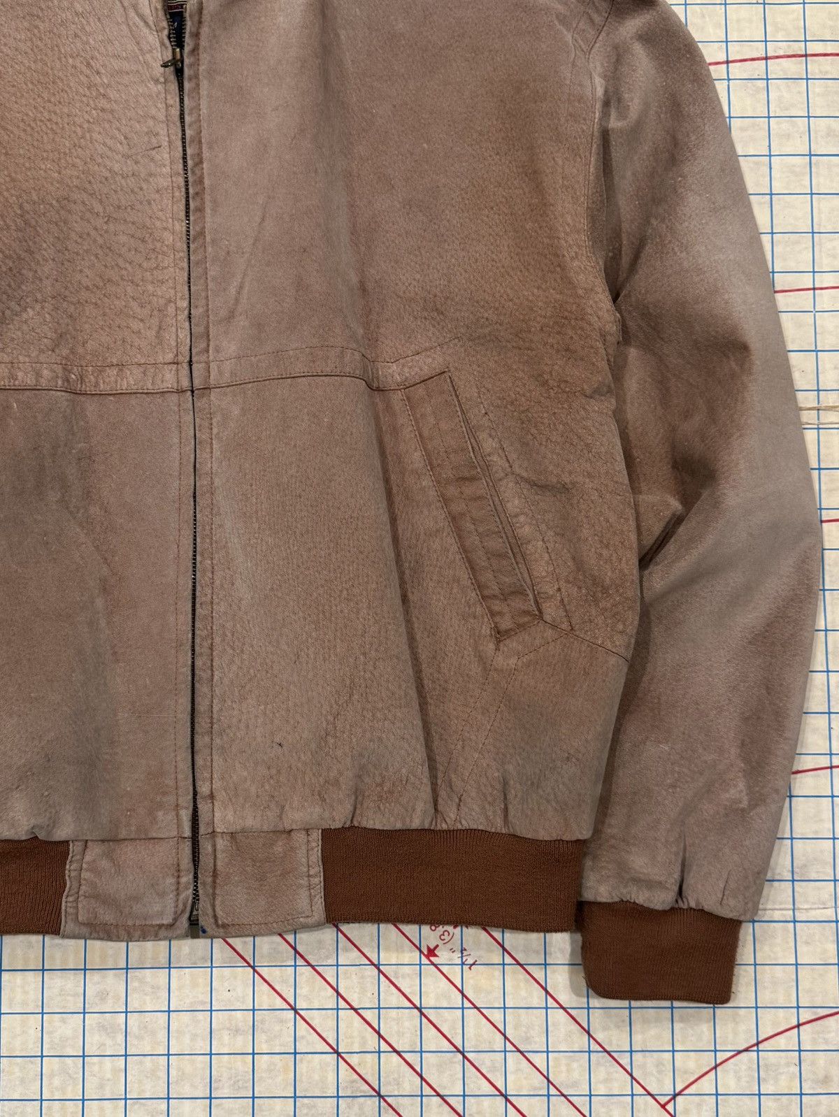 Chaps Ralph Lauren Vintage Chaps Ralph Lauren Suede Leather Bomber Jacket Mediu Size US M / EU 48-50 / 2 - 3 Thumbnail