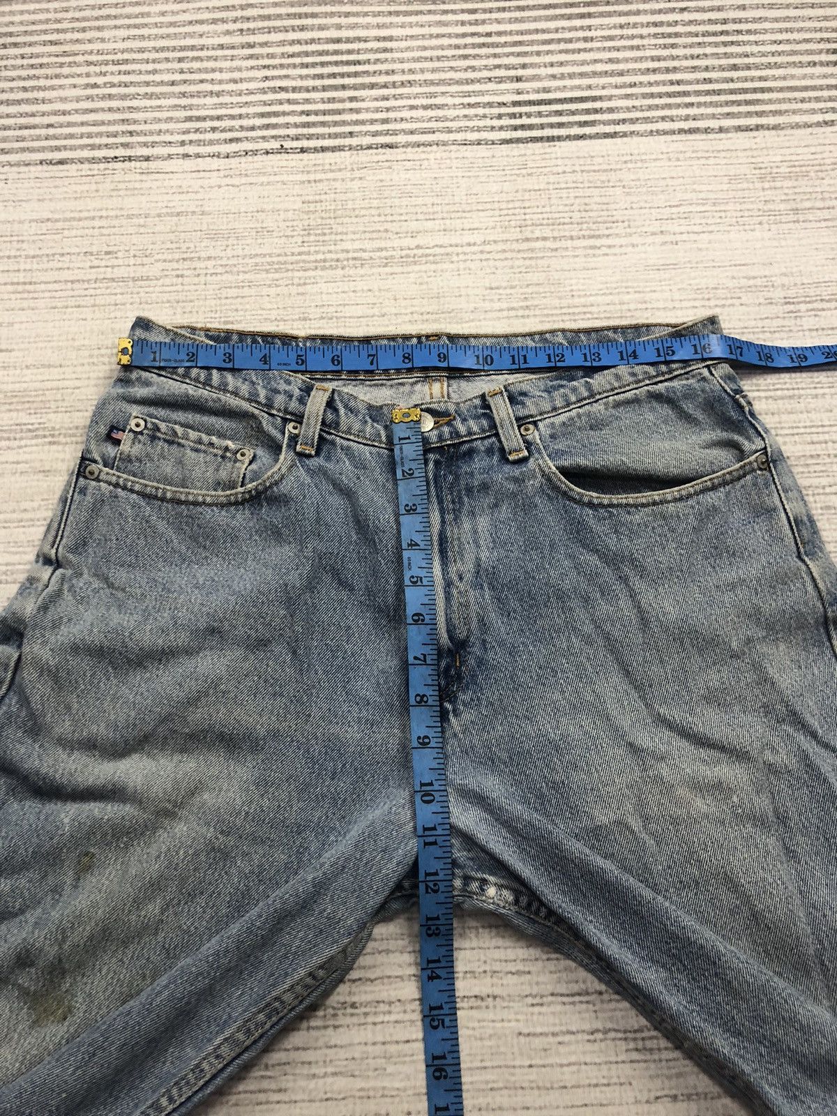 Polo Ralph Lauren × RRL Ralph Lauren × Ralph Lauren Rare Ralph Laurent Distressed Denim Jeans Size US 34 / EU 50 - 10 Thumbnail