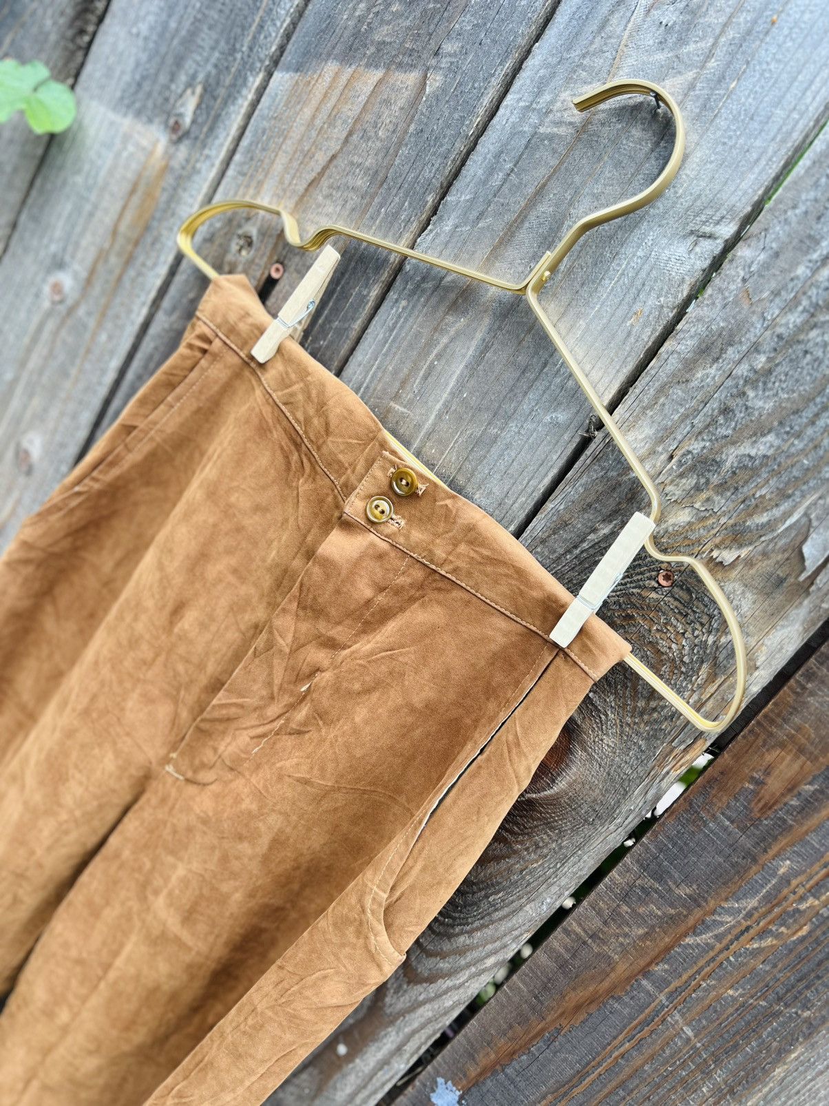 Vintage Suede, high waisted dress pants Size 26" / US 2 / IT 38 - 5 Thumbnail