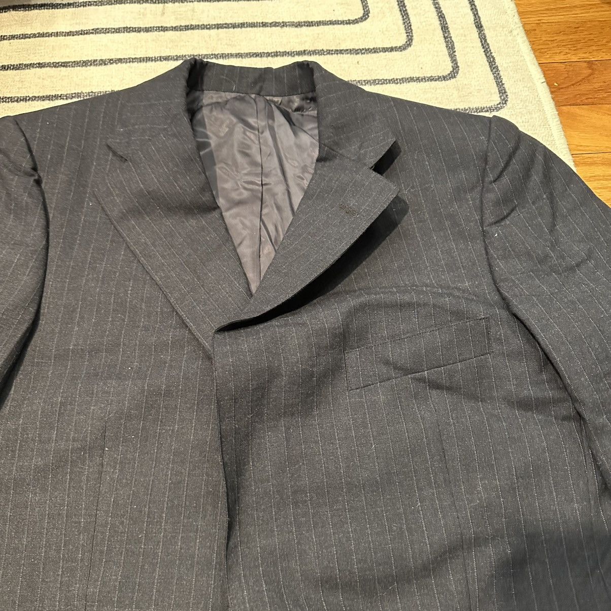 Designer × Vintage Vintage 80s Norman Hilton for Posh Newport Beach Suit Jacket Size 40R - 3 Thumbnail