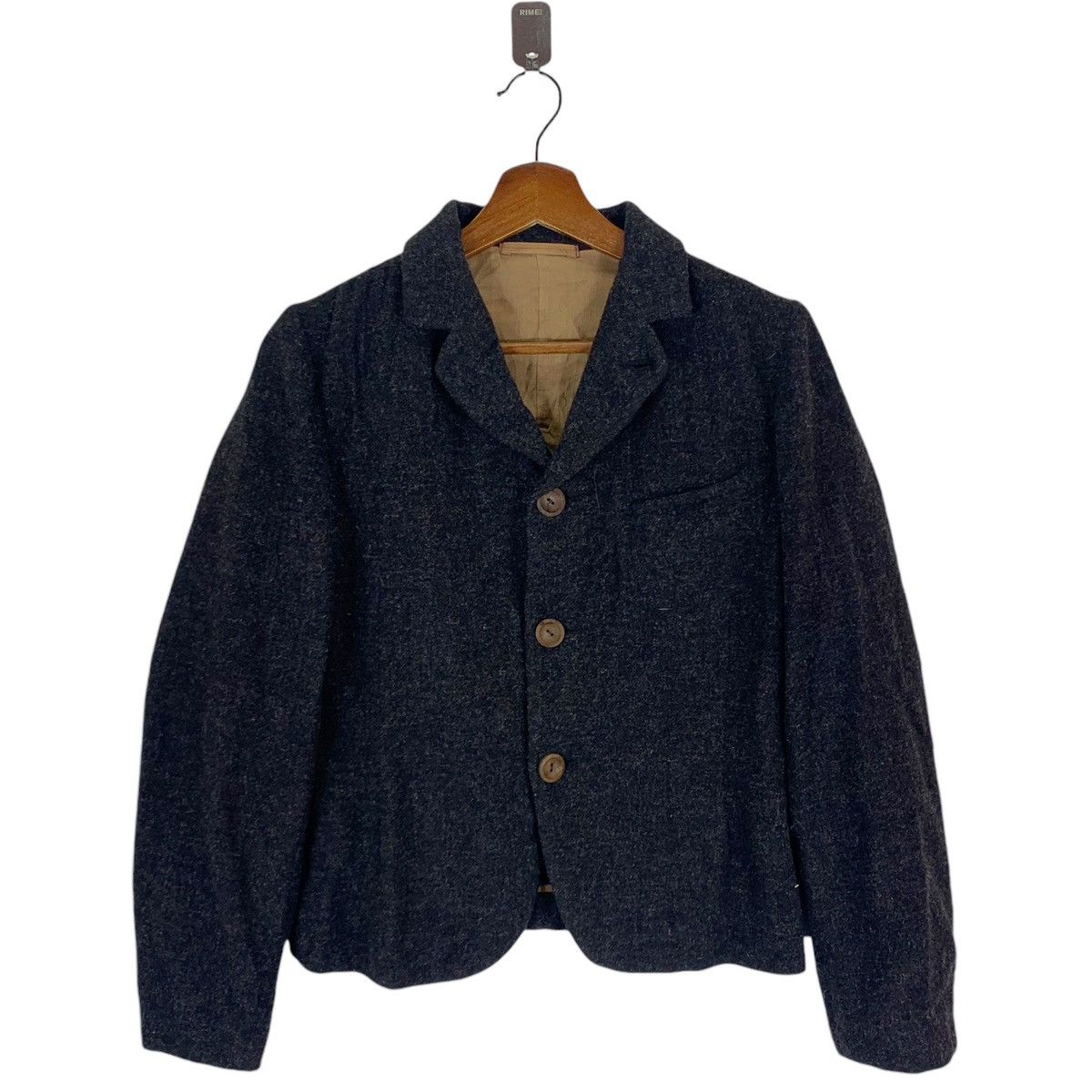 45rpm VINTAGE 45RPM JAPANESE BRAND WOOD BUTTON WOOL COAT Size US S / EU 44-46 / 1 - 1 Thumbnail