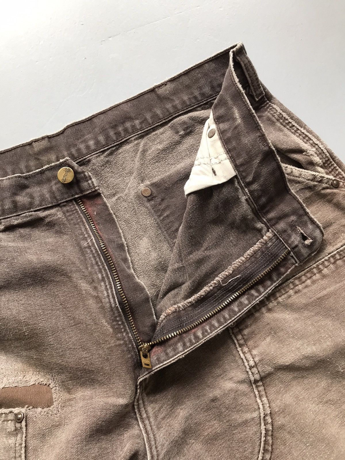 Carhartt Vintage Carhartt B136 DKB double knee workwear Size US 40 / EU 56 - 8 Thumbnail