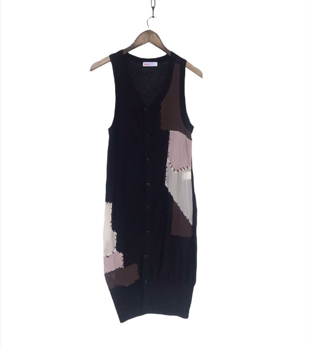 Issey Miyake 💥Final💥Issey Miyake Ne Net Patchwork Tank Top Shirt Size S / US 4 / IT 40 - 1 Thumbnail