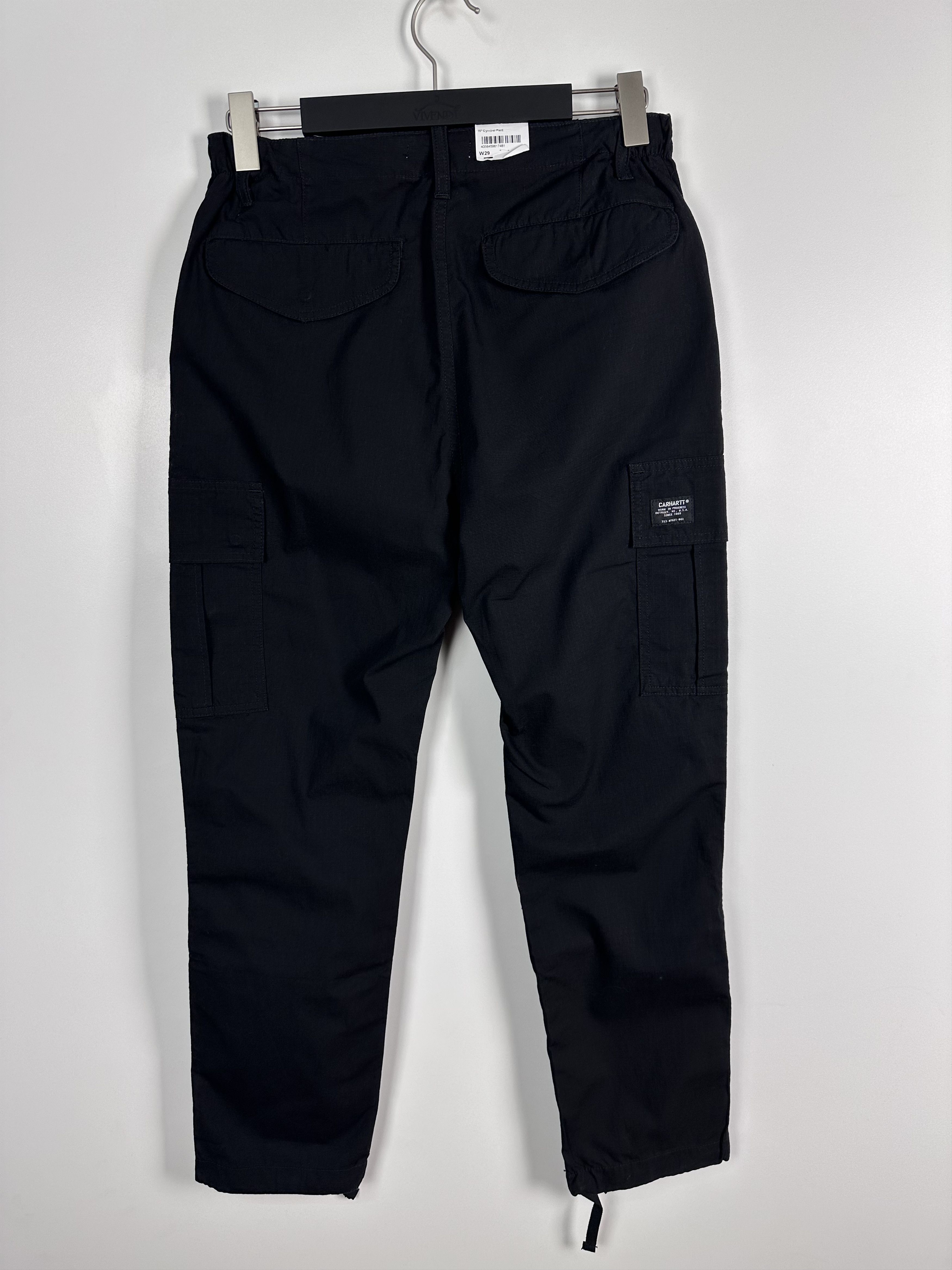 Carhartt × Carhartt Wip Carhartt Womens Black Cotton Cymbal Pants Size 29 Size 29" - 4 Thumbnail