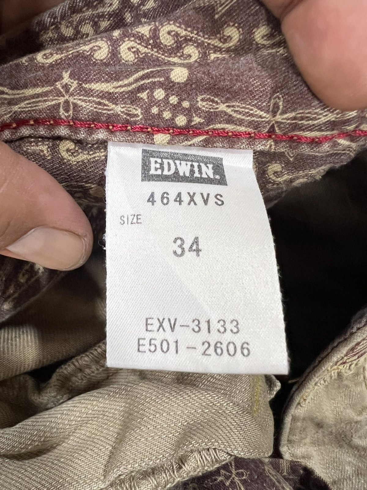 Edwin 🔥Edwin Exclusive Vintage Western Style Distressed Denim Size US 36 / EU 52 - 17 Thumbnail