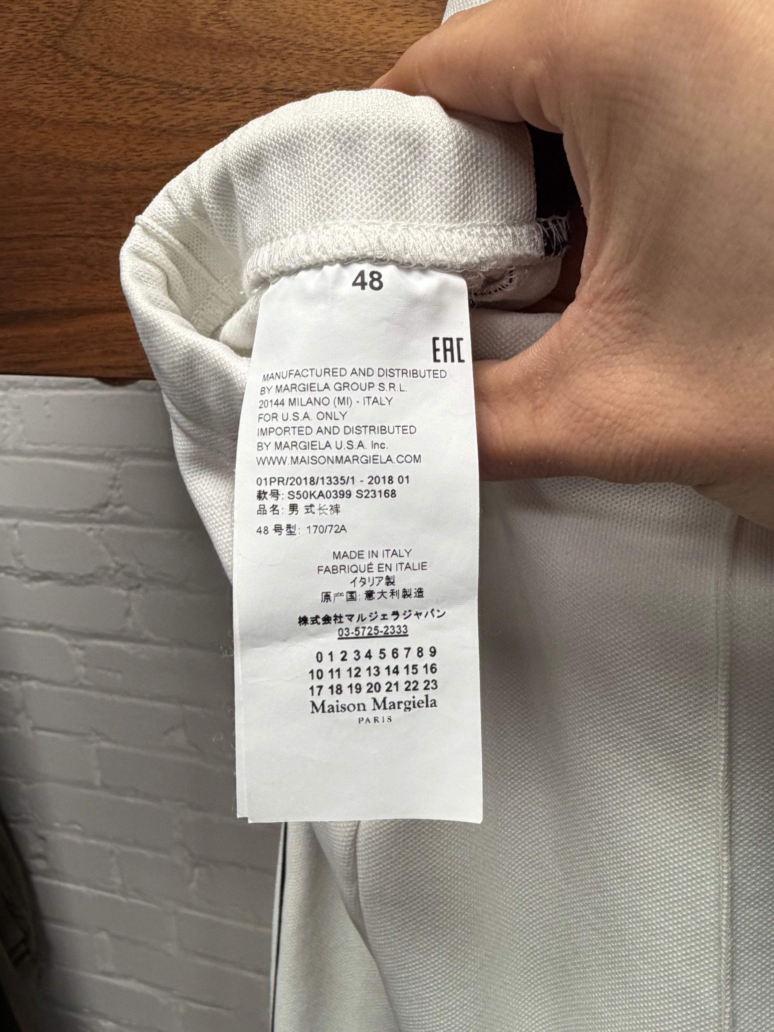 Maison Margiela SS2018 Maison Margiela ‘Side Stripe’ Track Pants Size US 32 / EU 48 - 5 Thumbnail