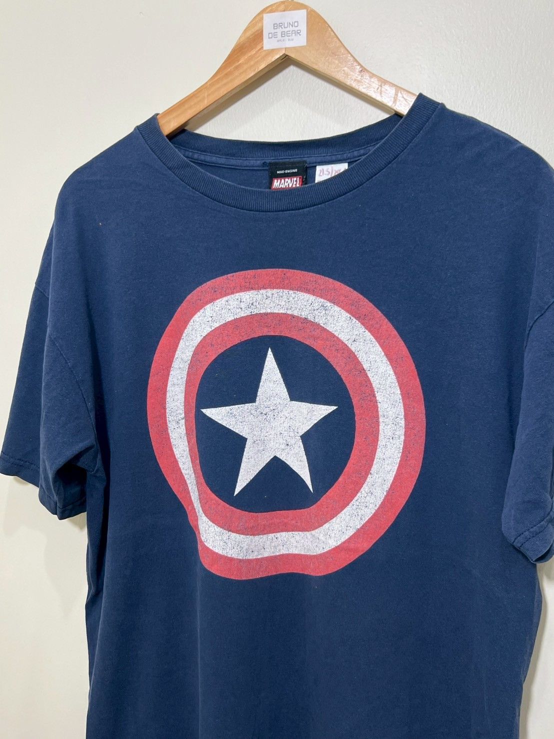 Marvel Comics × Vintage Vintage Marvel Captain America shirt bnz01 Size US L / EU 52-54 / 3 - 1 Thumbnail