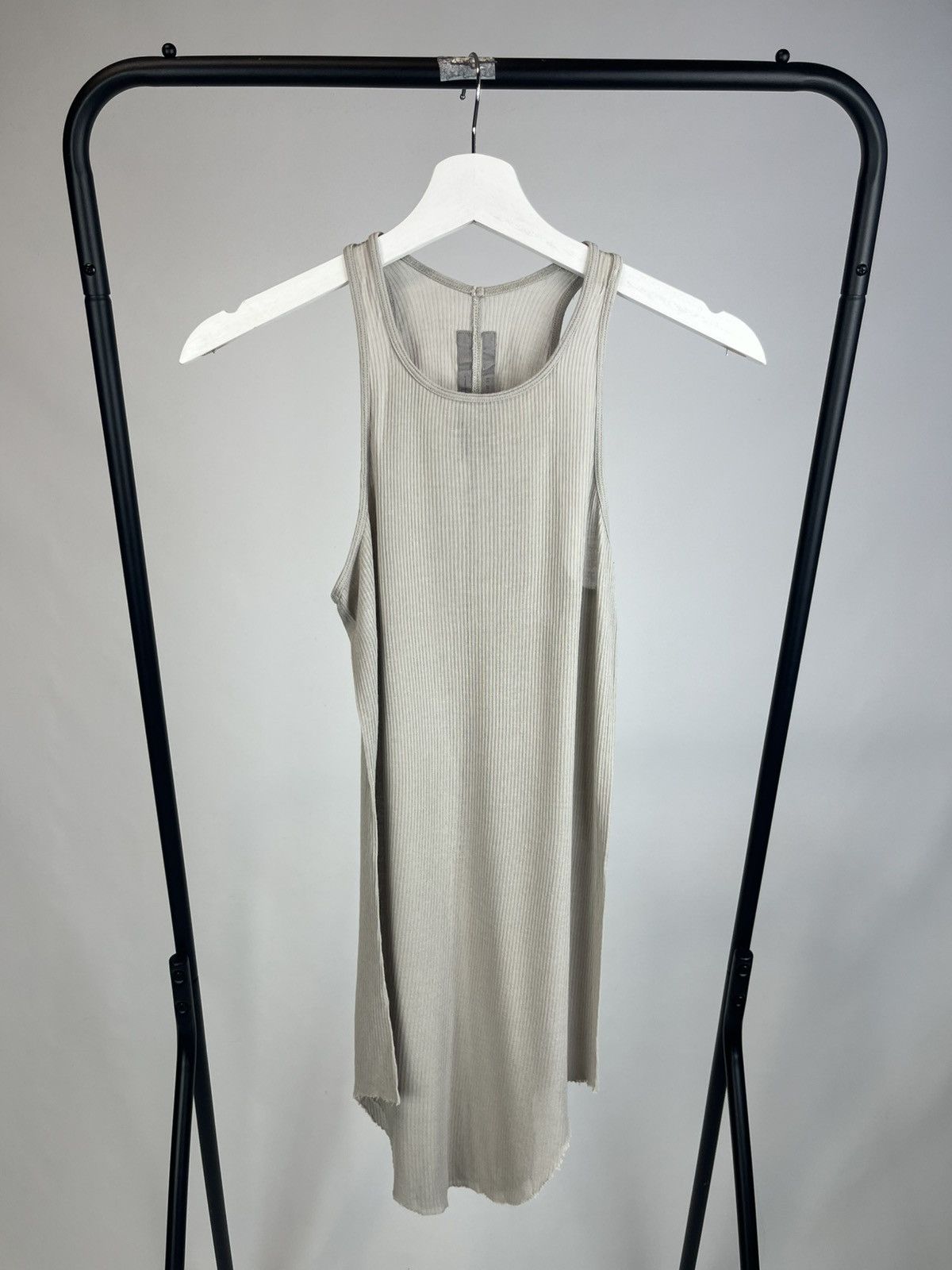 Rick Owens RICK OWENS FOREVER BASIC RIB TANK MINI RIB JERSEY Size M / US 6-8 / IT 42-44 - 1 Thumbnail