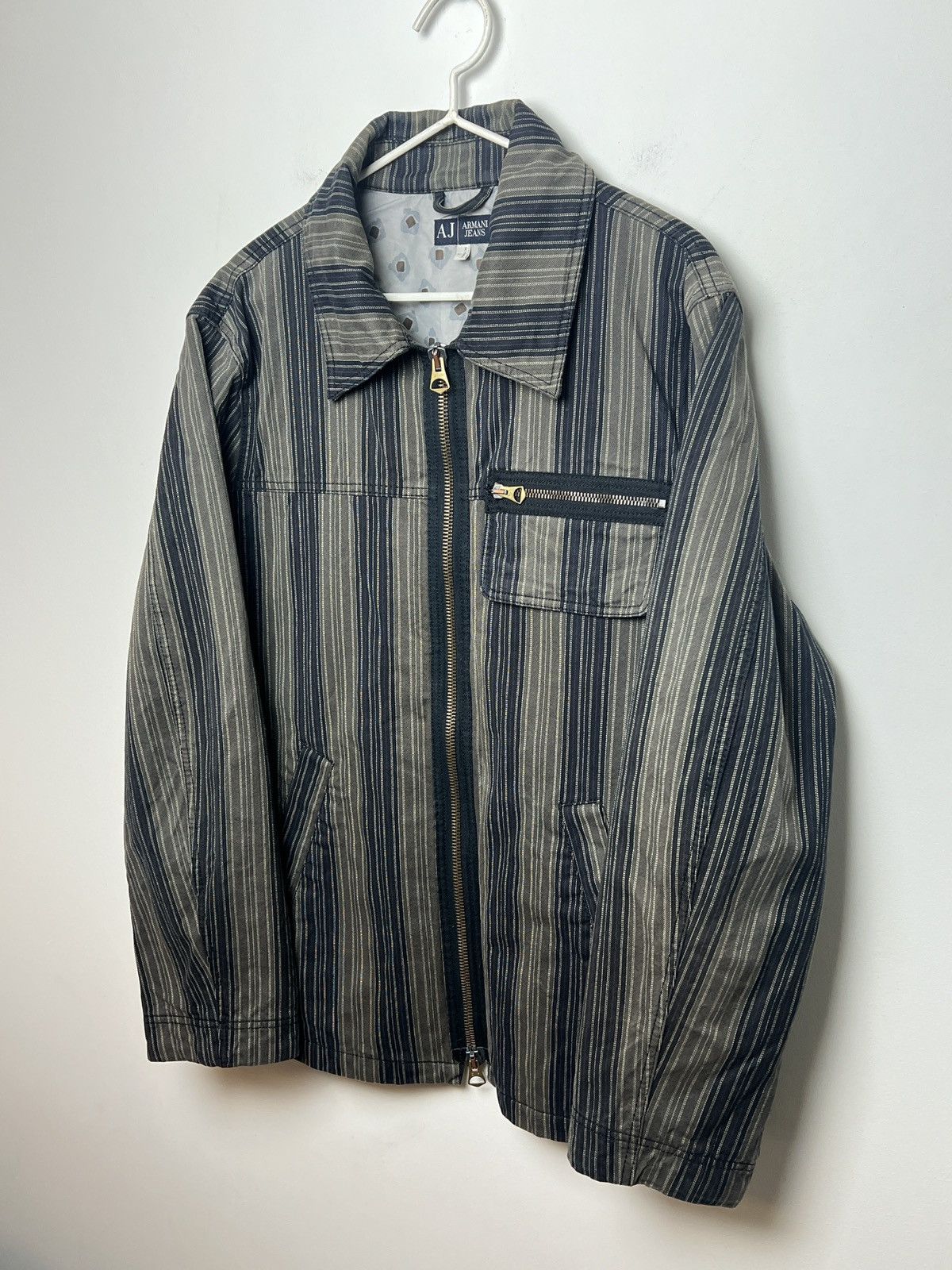Giorgio Armani armani y2k archive solid work jacket Size US L / EU 52-54 / 3 - 3 Thumbnail