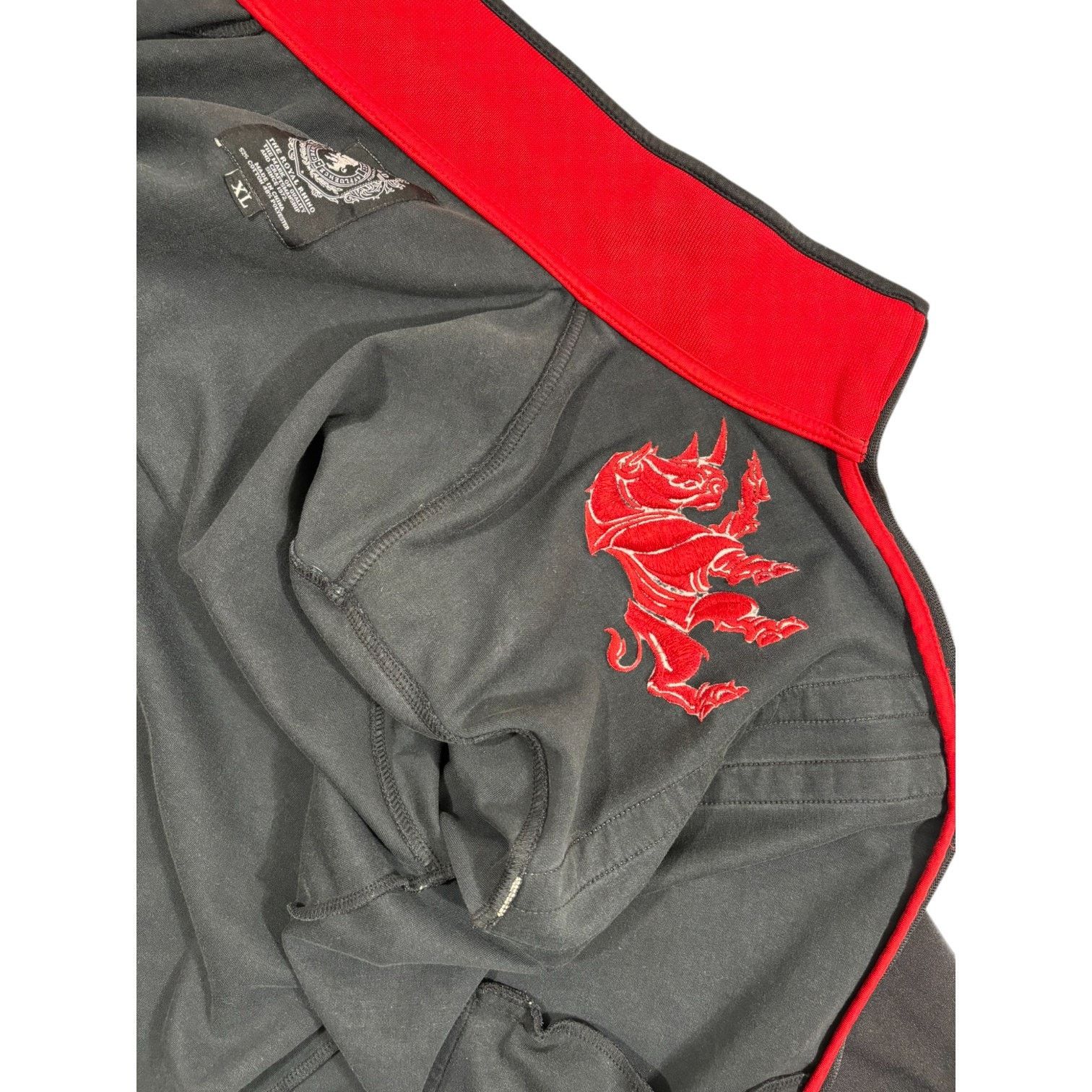 Ecko Unltd. ECKO UNLTD. Sweatshirt Size XL Black Stripes Red Embroidered Size US XL / EU 56 / 4 - 9 Thumbnail