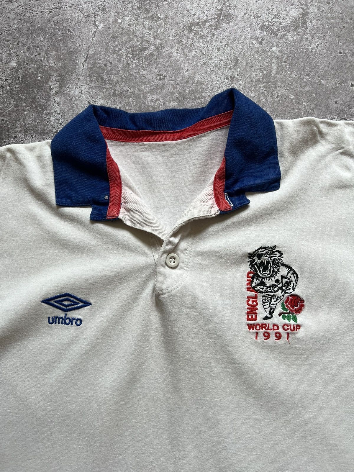Umbro × Vintage Vintage Umbro England Rugby 1991 World Cup T-shirt Size US M / EU 48-50 / 2 - 4 Thumbnail