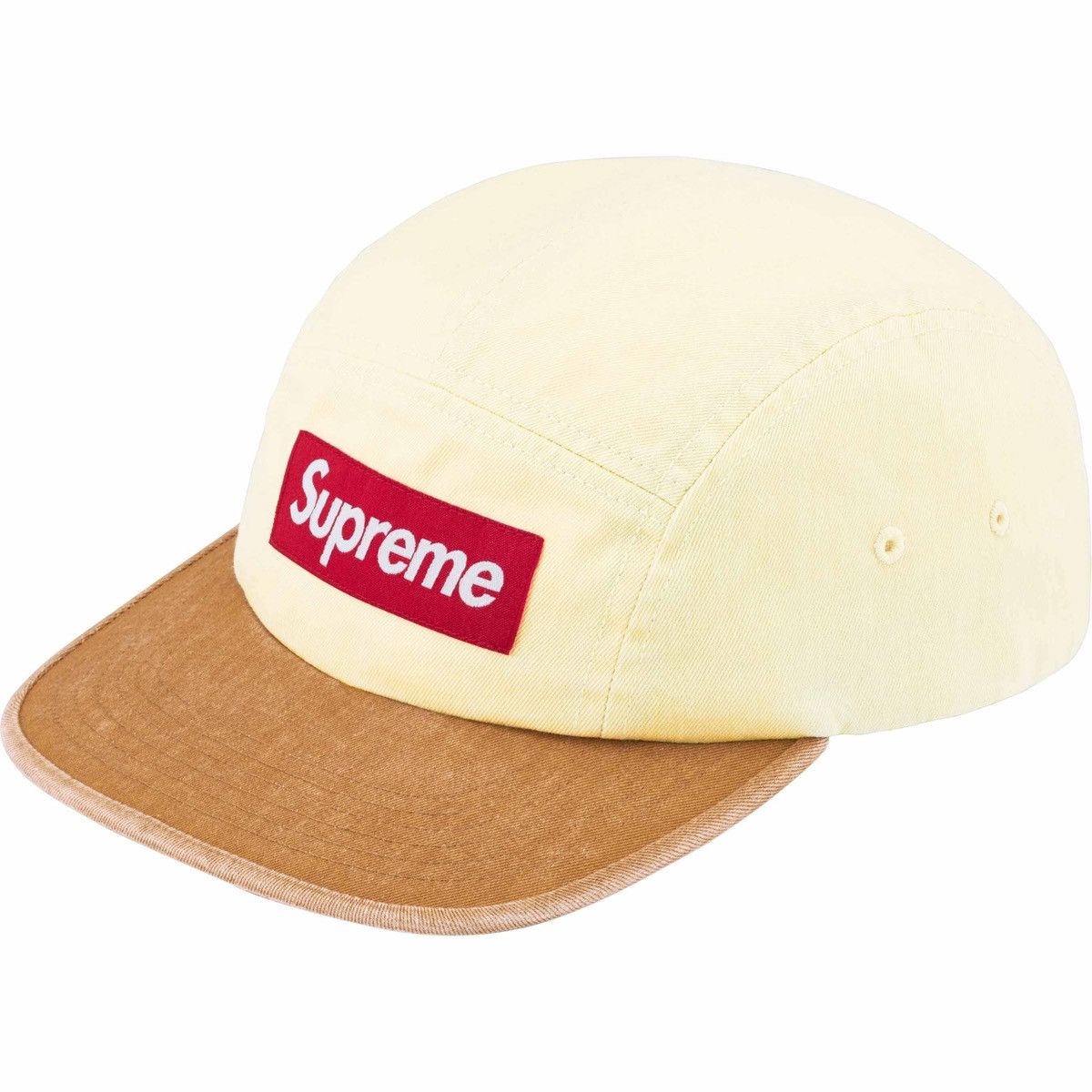 image of Supreme Pigment 2-Tone Camp Cap in Natural, Men's