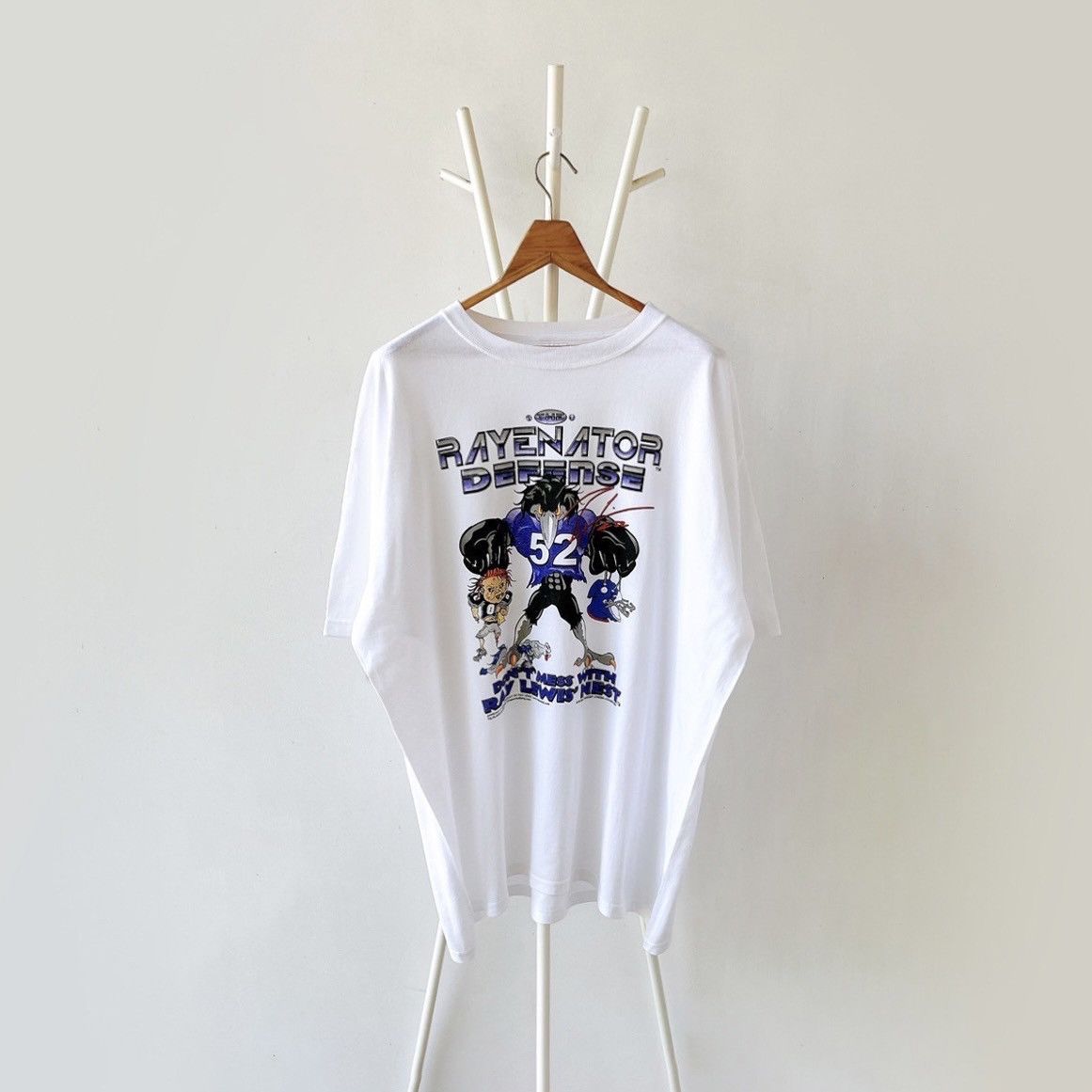 Vintage Vintage Ravenator Defense, Baltimore Ravens NFL t-shirt/ 2X Size US XXL / EU 58 / 5 - 1 Thumbnail