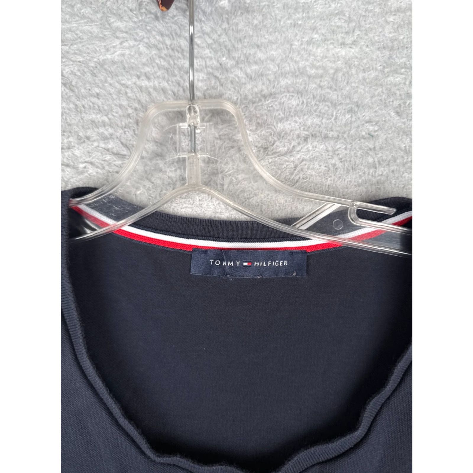 Tommy Hilfiger Tommy Hilfiger Shirt Women XL Blue Short Sleeve Crew 100% Cotton READ Size XL / US 12-14 / IT 48-50 - 7 Thumbnail