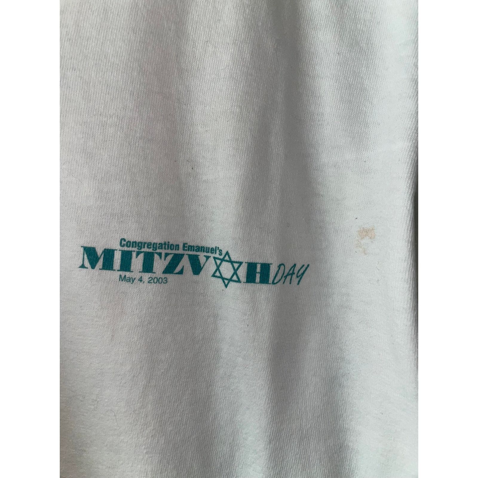 Anvil Vintage Mitzvah Shirt Congregation Emanuel Day Jewish Tee L Size US L / EU 52-54 / 3 - 3 Thumbnail