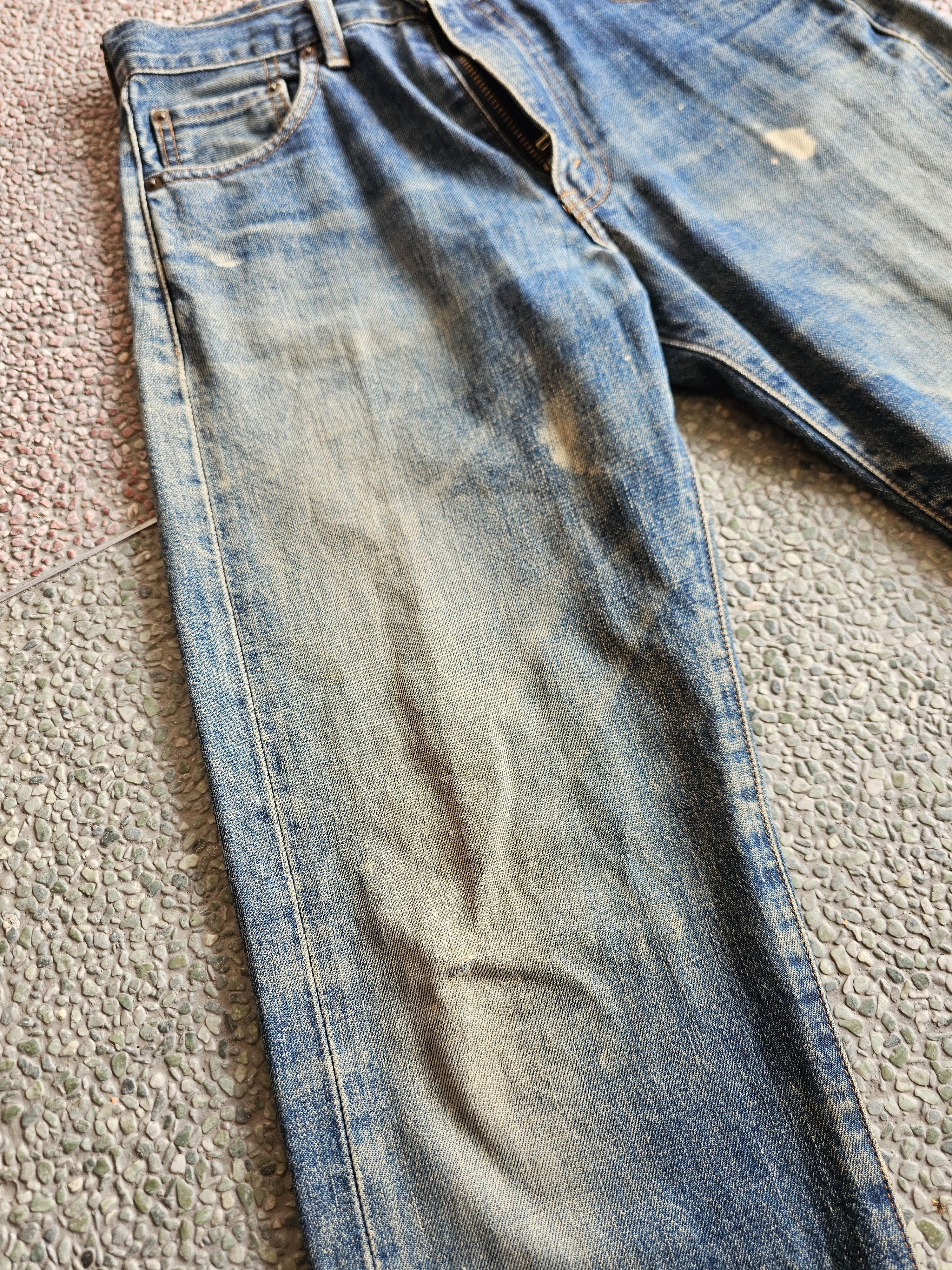 Levi's Vintage Clothing Levi’s 502 Selvedge Jeans - Heavy Fade - Worn Vintage W30 Size US 30 / EU 46 - 6 Thumbnail