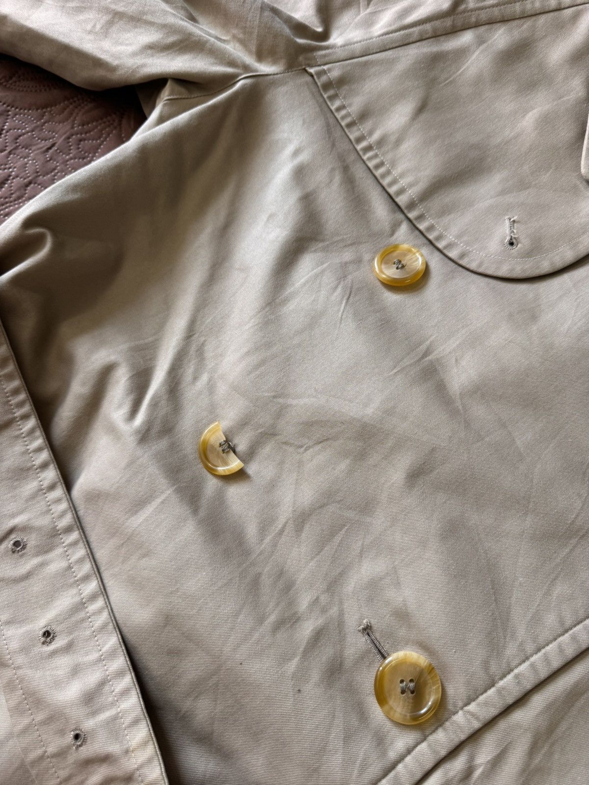 Burberry Vintage burberry double breasted trench coat Size US L / EU 52-54 / 3 - 11 Thumbnail