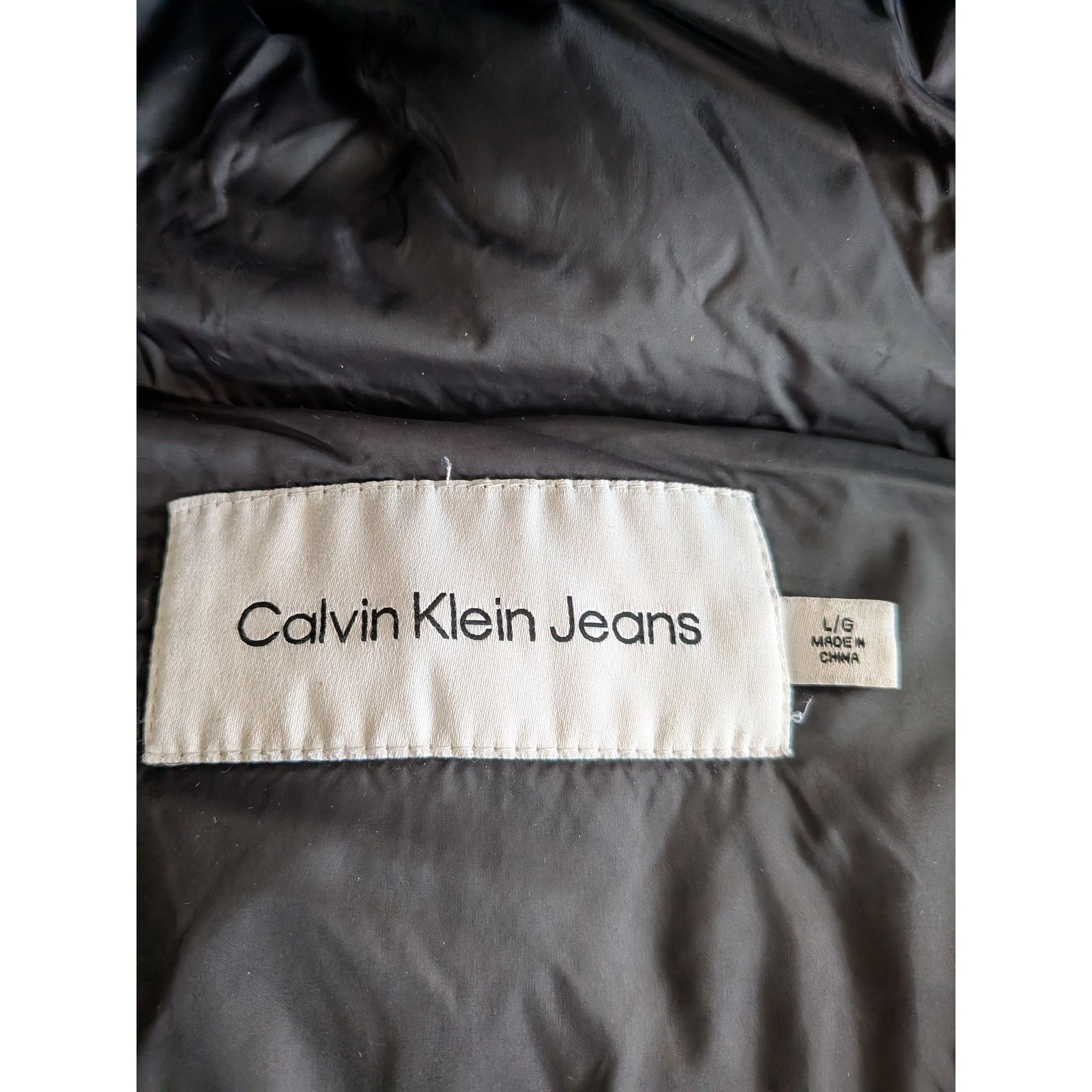Calvin Klein $149 Calvin Klein Cropped Hooded Puffer Jacket L Black Size L / US 10 / IT 46 - 3 Thumbnail