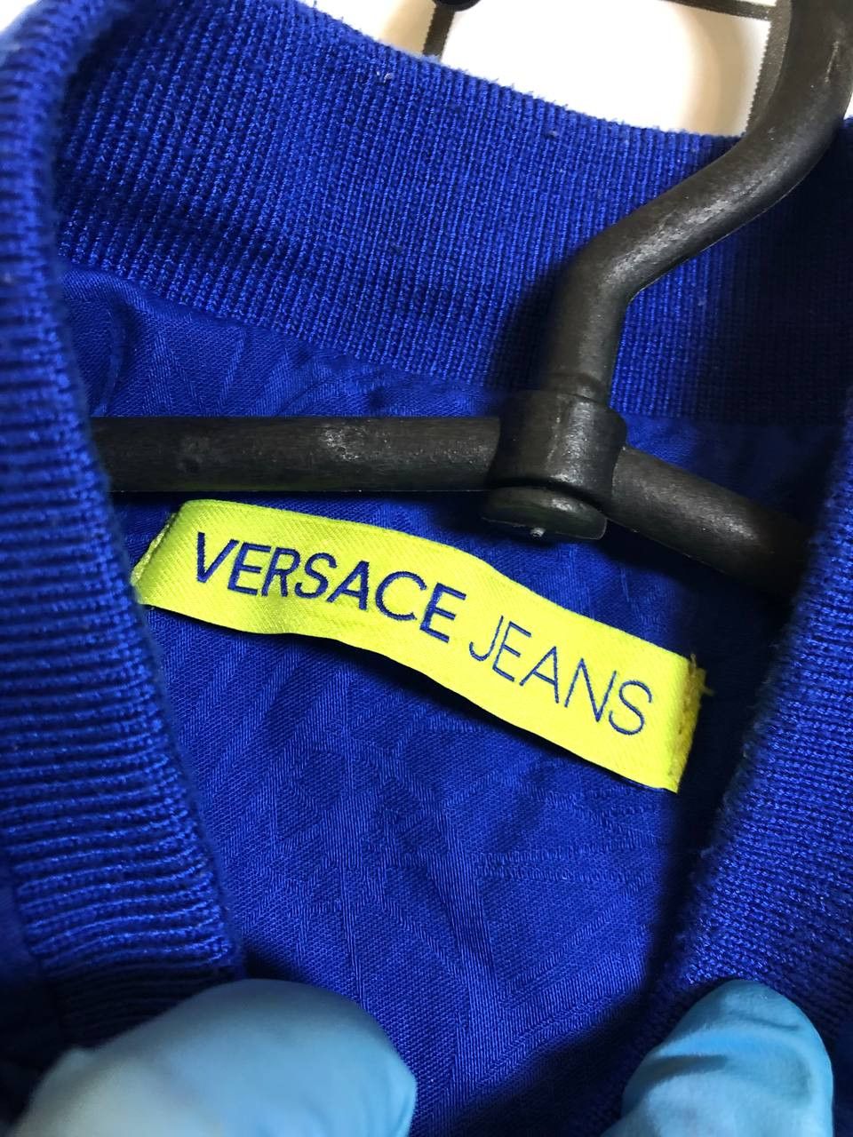 Versace Versace Men's Vintage Flight Jacket Blue Size M From Japan Size US M / EU 48-50 / 2 - 8 Thumbnail
