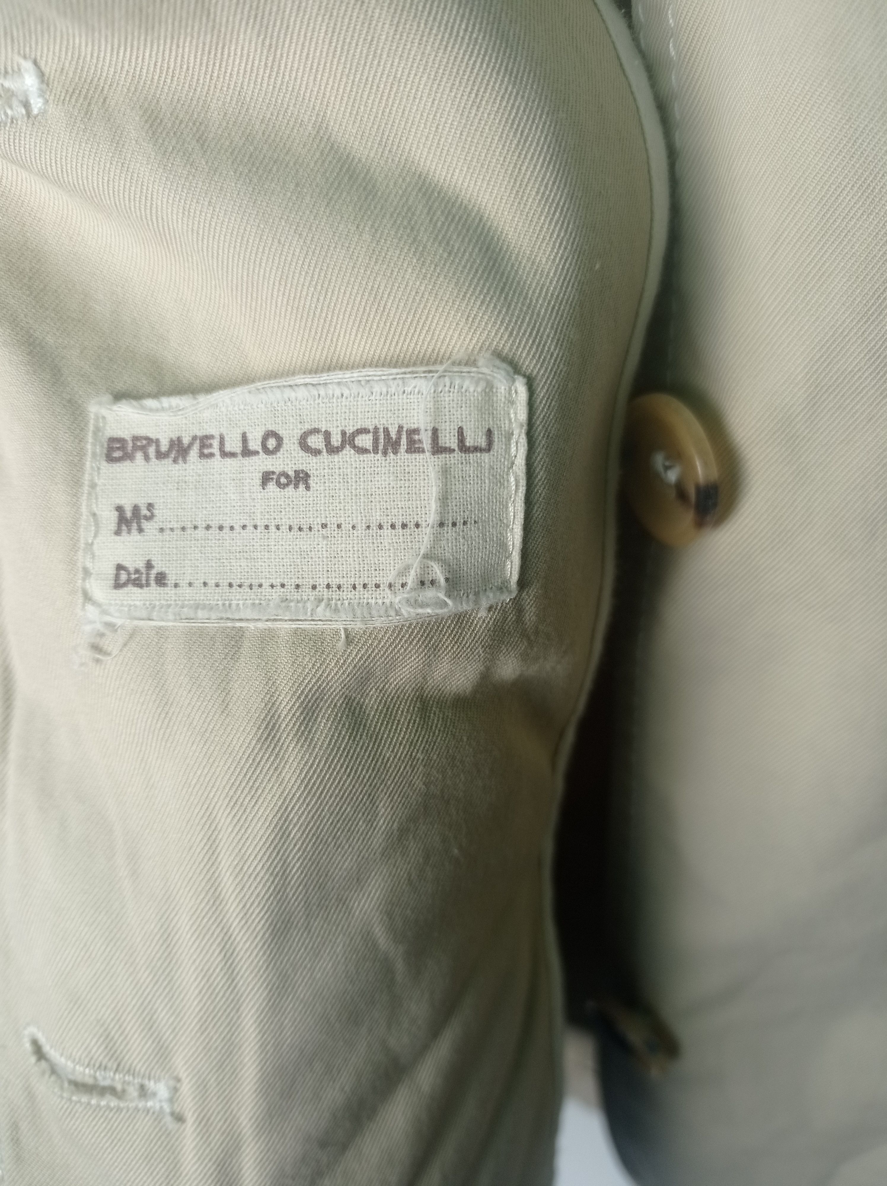 Brunello Cucinelli × Vintage Luxury vintage AvantGarde Brunello Cucinelli blazer Size L / US 10 / IT 46 - 3 Thumbnail
