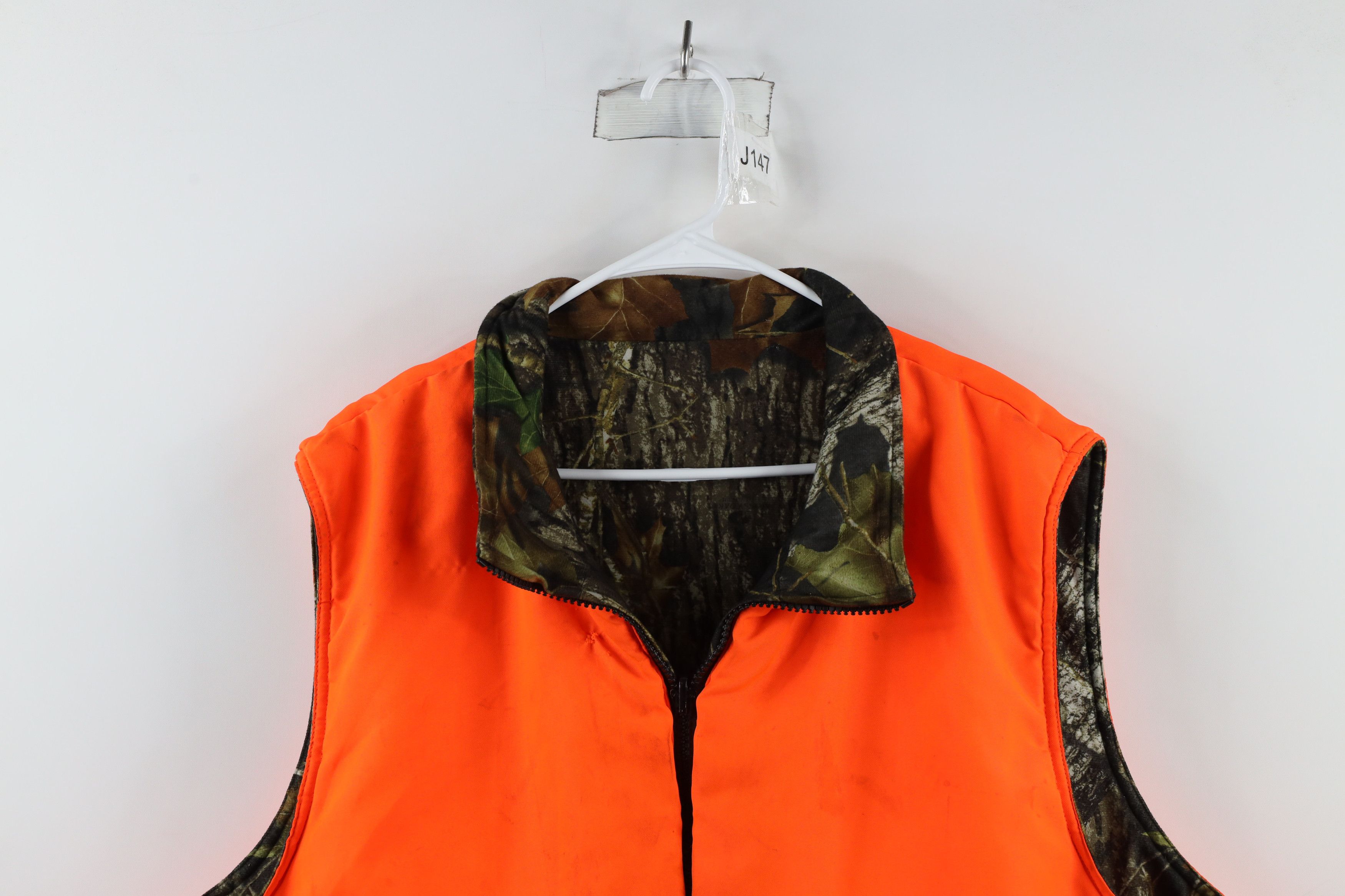 Vintage Vintage 90s Streetwear Reversible Camouflage Puffer Vest Size ONE SIZE - 9 Thumbnail