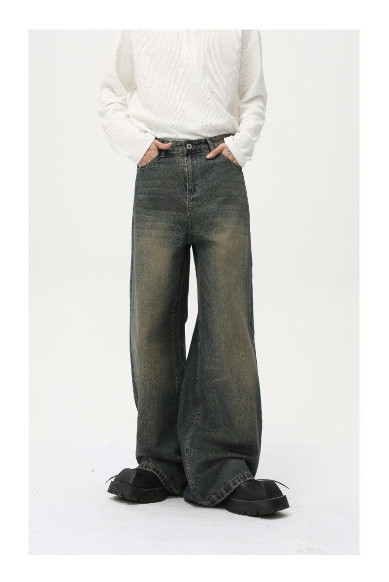 Japanese Brand × Jean Japanese fashion distressed retro casual versatile jeans Size US 34 / EU 50 - 2 Thumbnail