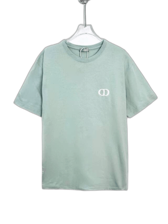 Dior Dior Logo Embroidered Mint Green TShirt-2506 Size US L / EU 52-54 / 3 - 1 Thumbnail
