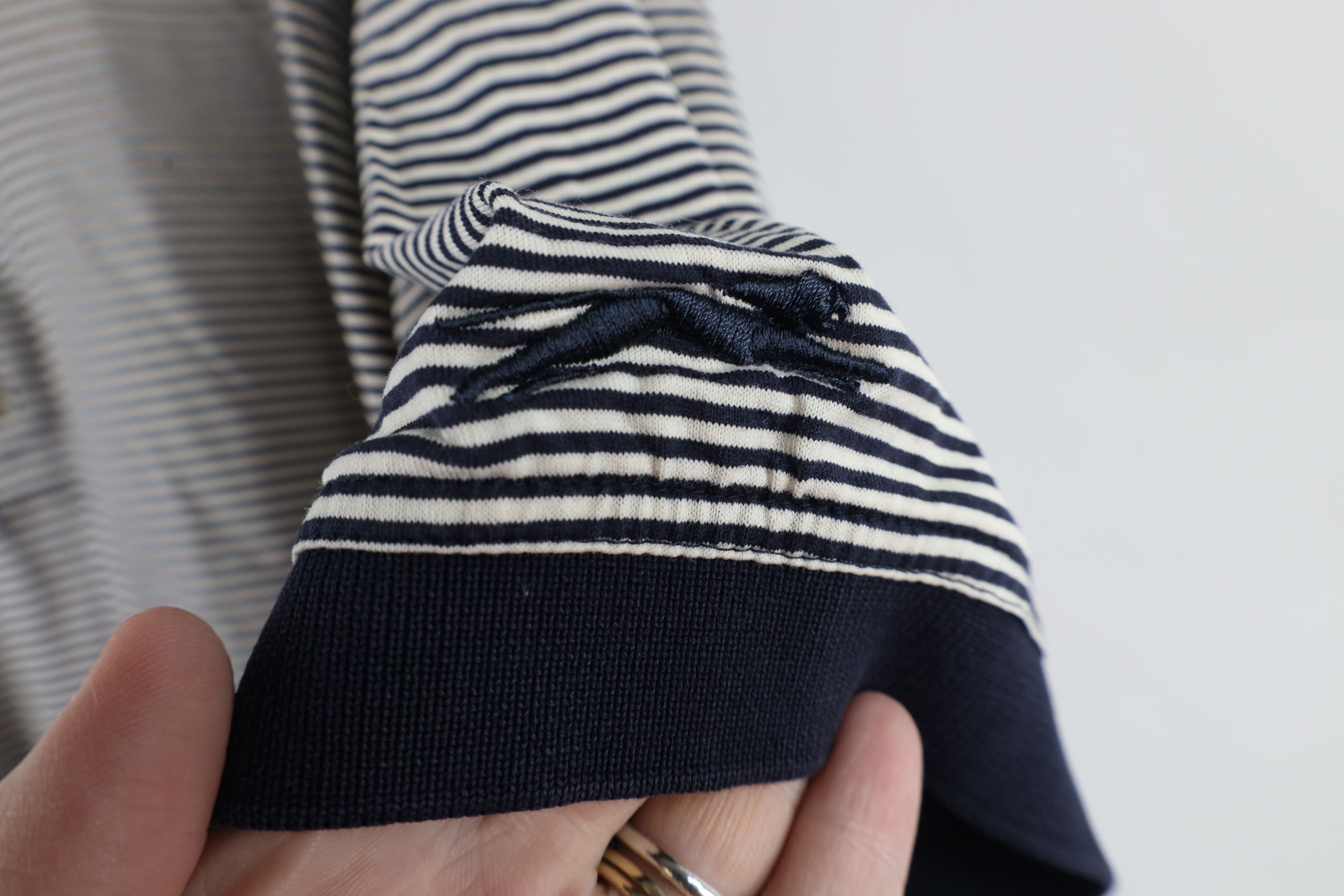 Vintage Vintage 90s Streetwear Striped Collared Polo Shirt Cotton Size US M / EU 48-50 / 2 - 4 Thumbnail