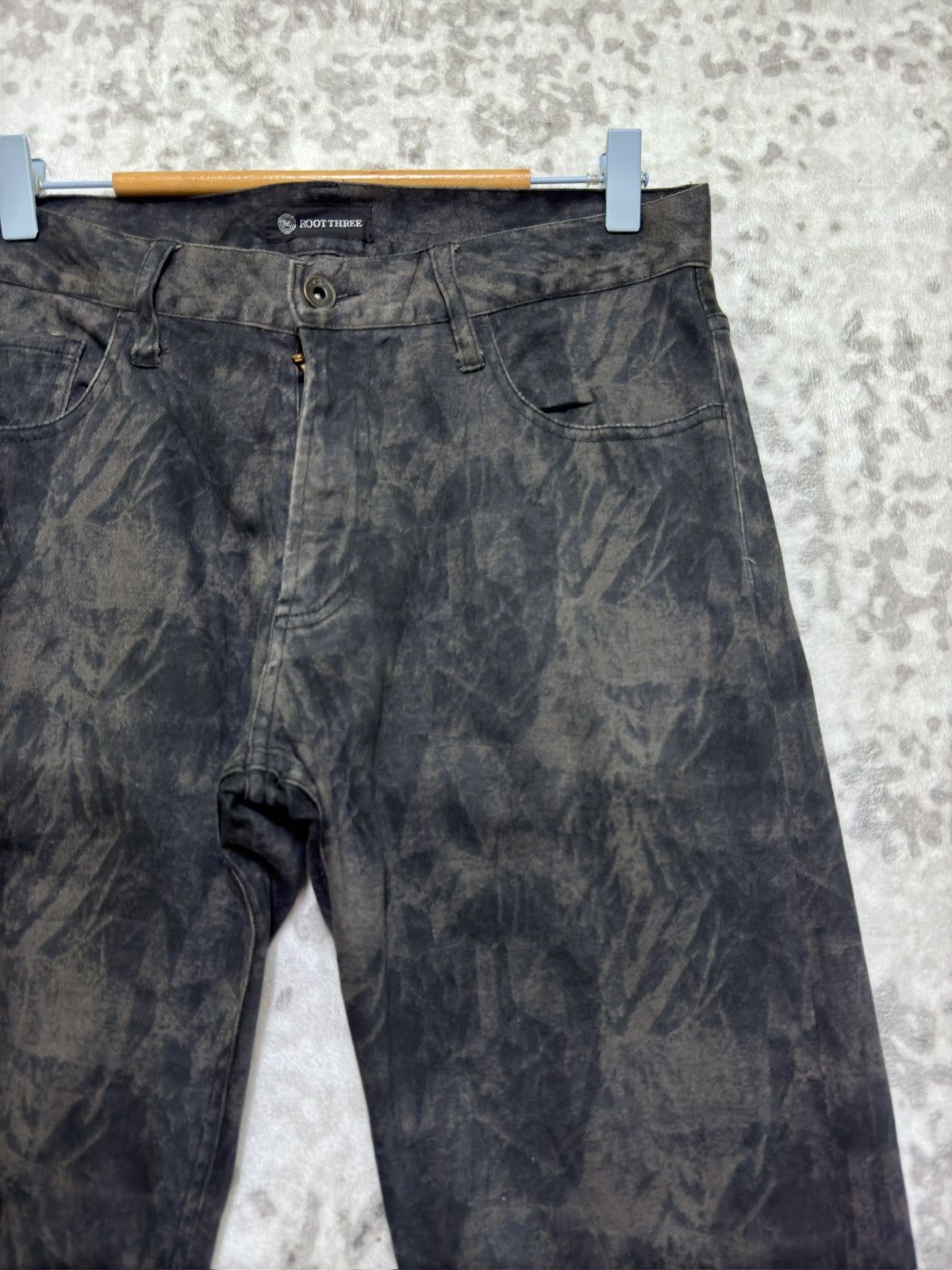 If Six Was Nine Y2K Smoke Graphic Root Three Avant-Street Style Size W30 Size US 30 / EU 46 - 5 Thumbnail
