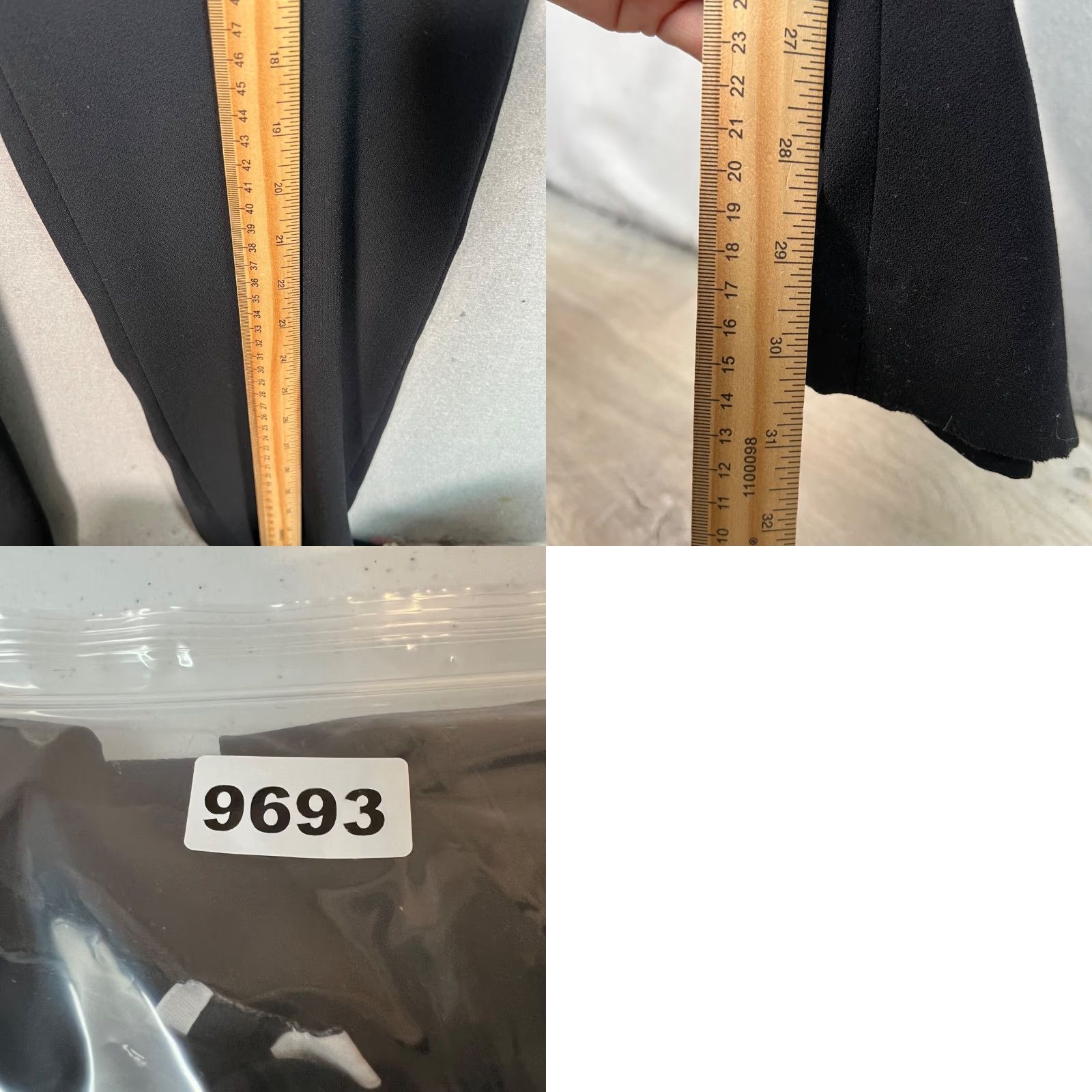 Iro VINTAGE IRO Jumpsuit Shirt One-Piece Womens Lightweight Black 34 Sheer Polyester Short Sleeve Women’s 8/10 Ships Next Business Day Size 24" / US 00 / IT 34 - 8 Thumbnail