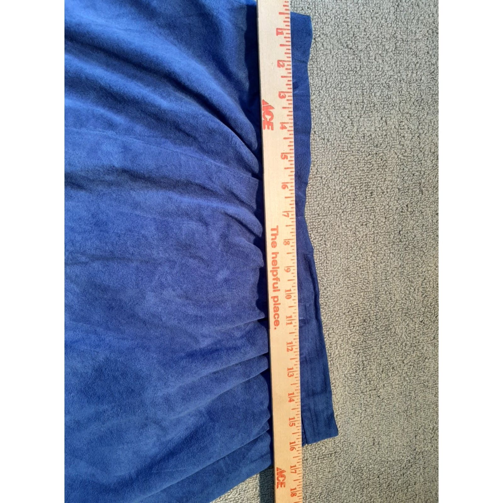 Vintage VINTAGE Bleyle Women’s Skirt Size 14 Blue Made in USA Knee Length Skirt Women Mens Girls Size 36" / US 14 / IT 50 - 3 Thumbnail