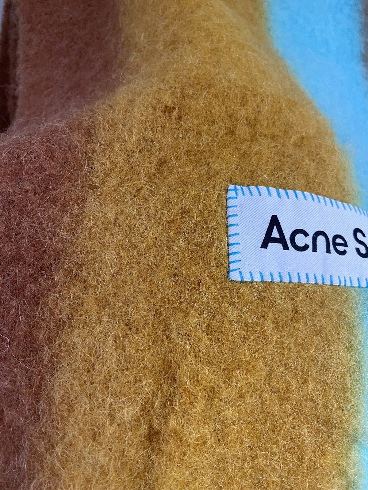 Acne Studios Acne Studios Gradient Striped Scarf Large Wool Alpaca Mohair Size ONE SIZE - 8 Thumbnail