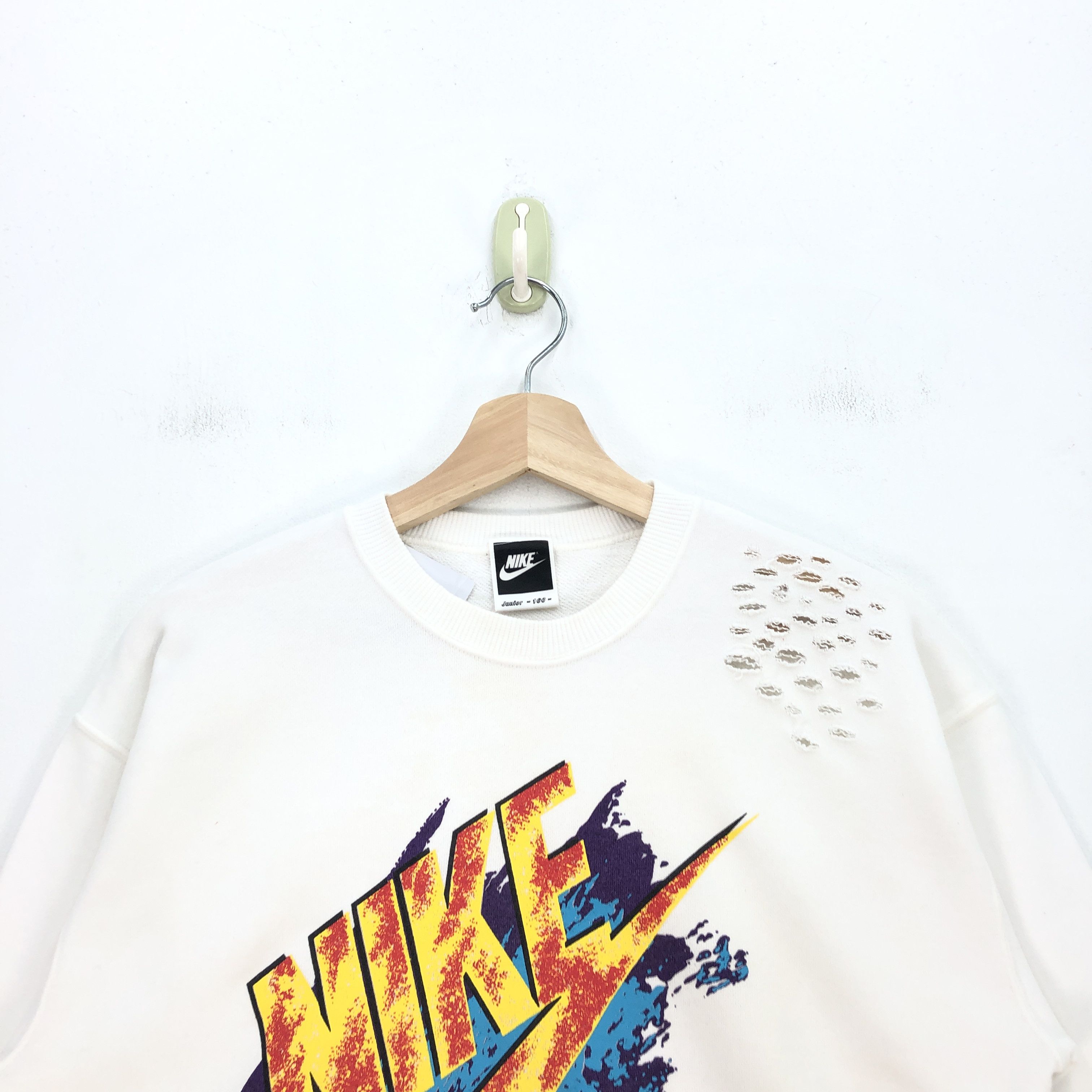 Nike × Vintage Vintage Nike Sweatshirt Nike Swoosh Air Sweater Nike Jumper Size US S / EU 44-46 / 1 - 3 Thumbnail