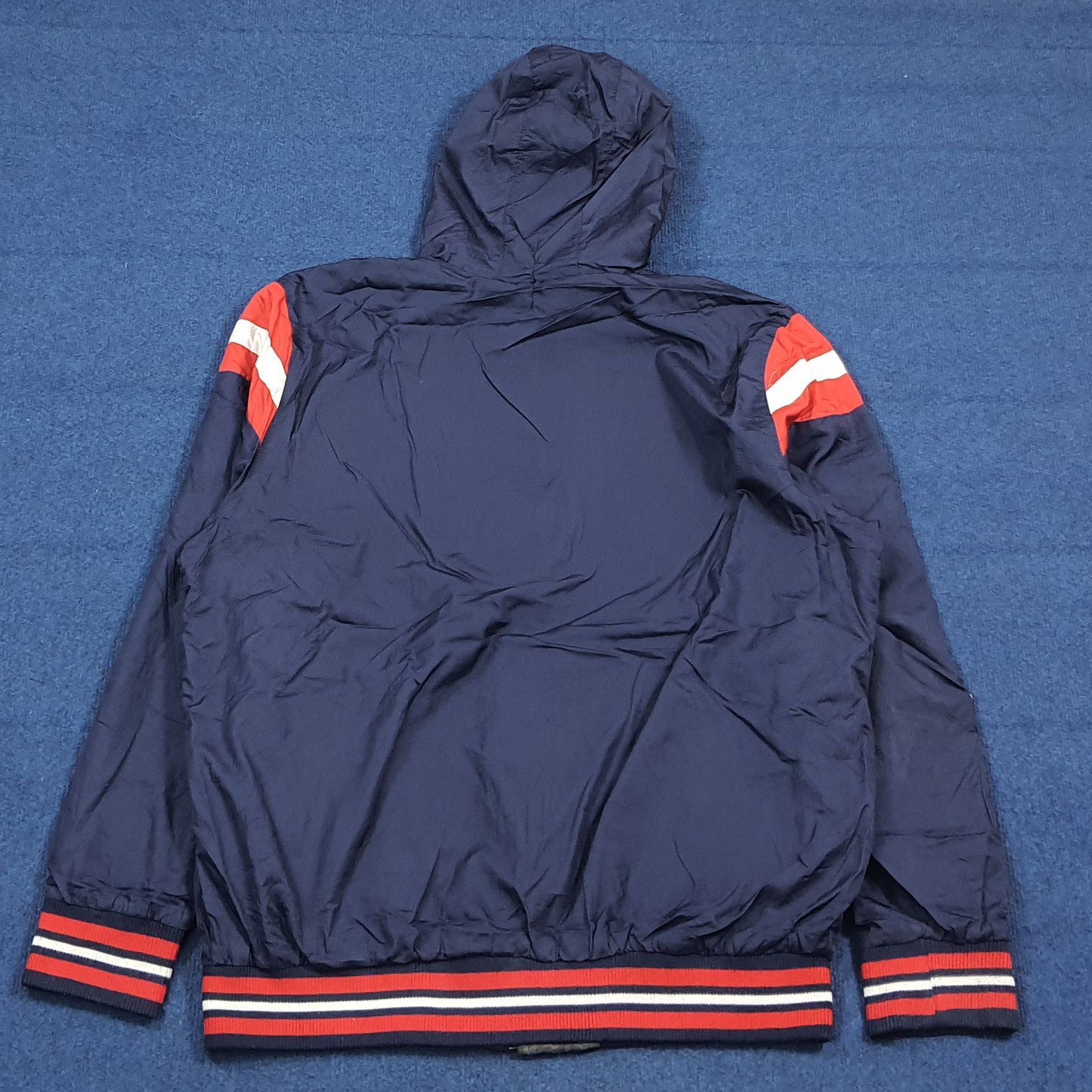 NFL Vintage New England Patriots Reversible Jacket Hoodie C288N2 Size US XL / EU 56 / 4 - 5 Thumbnail