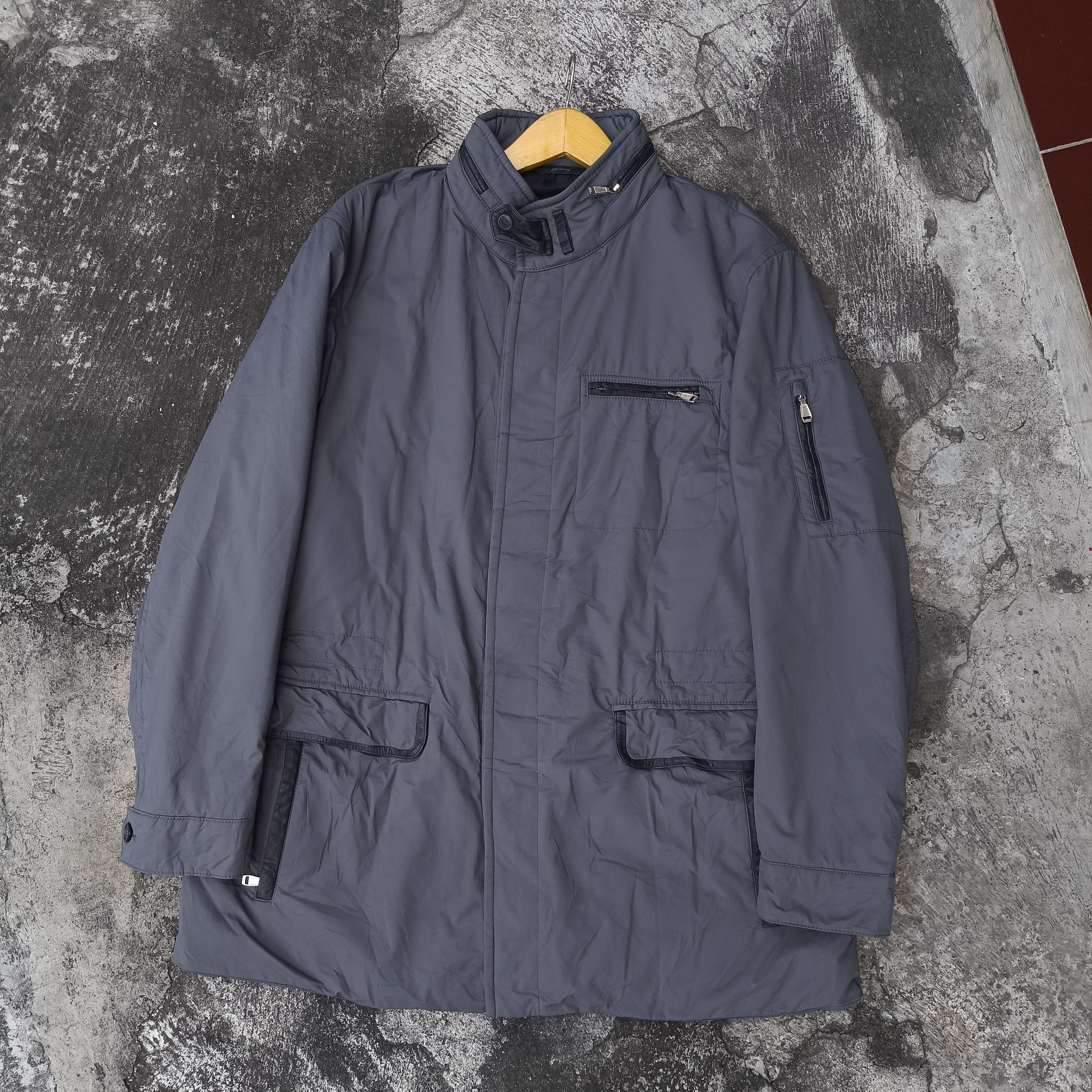 Brioni brioni polamyde jacket w/ leather hidden hoodie Size US L / EU 52-54 / 3 - 2 Thumbnail