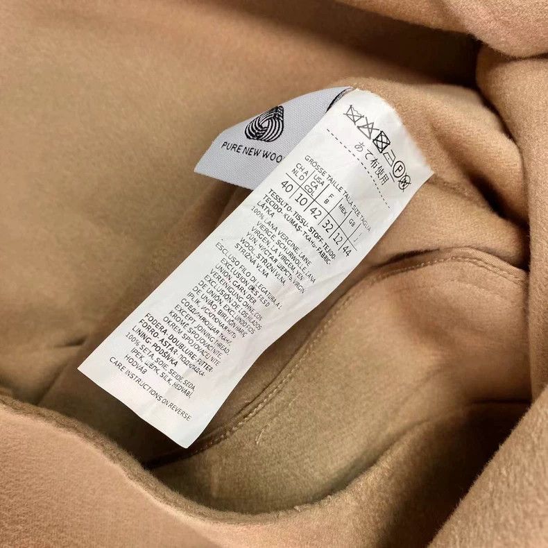 Max Mara Max Mara Desert Yellow Wool Coat Size L / US 10 / IT 46 - 4 Thumbnail