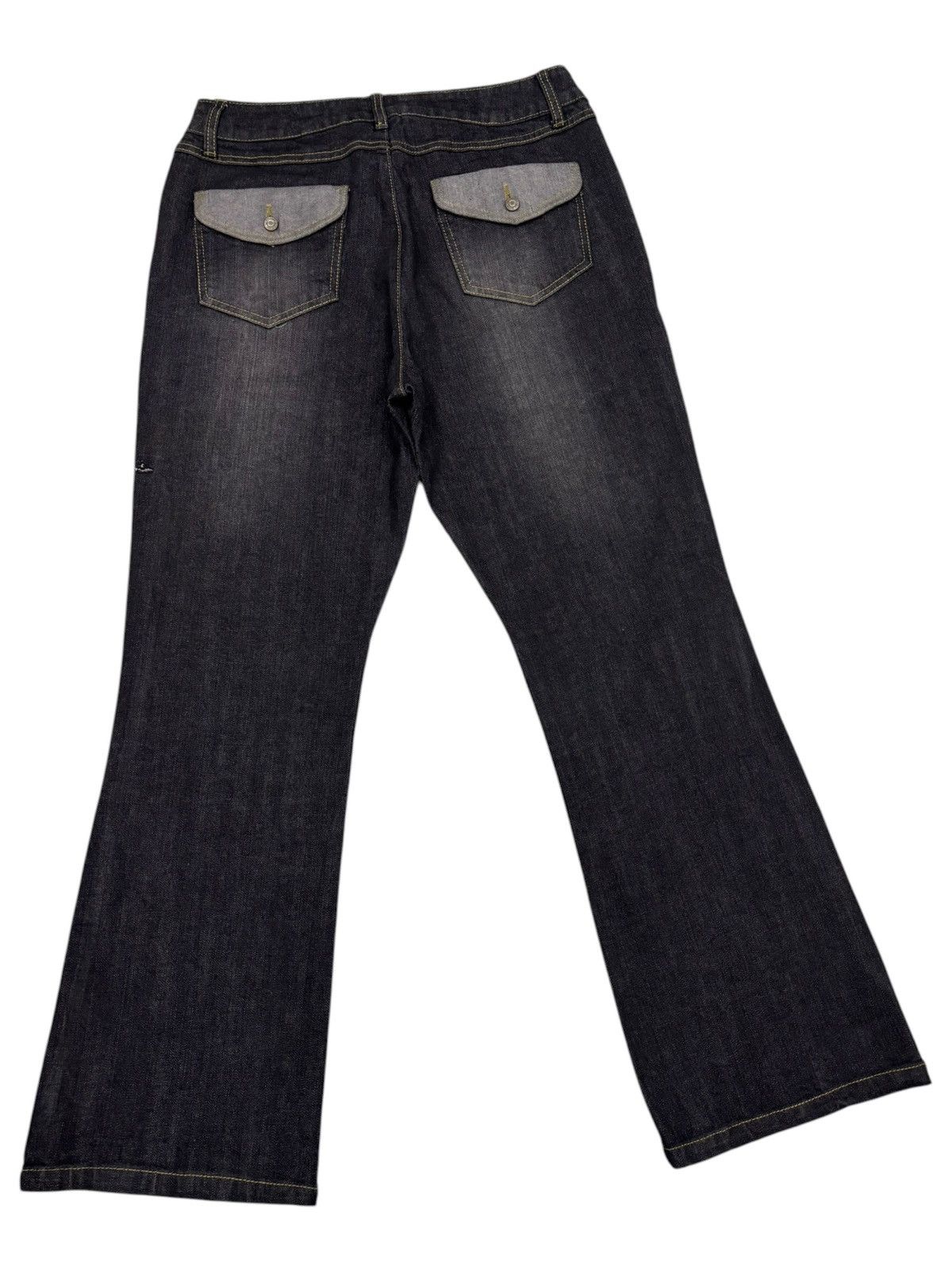 Tornado Mart FLARE JEANS BLACK FISCO BOOTCUT TORNADO MART VIBES JEANS Size US 30 / EU 46 - 4 Thumbnail